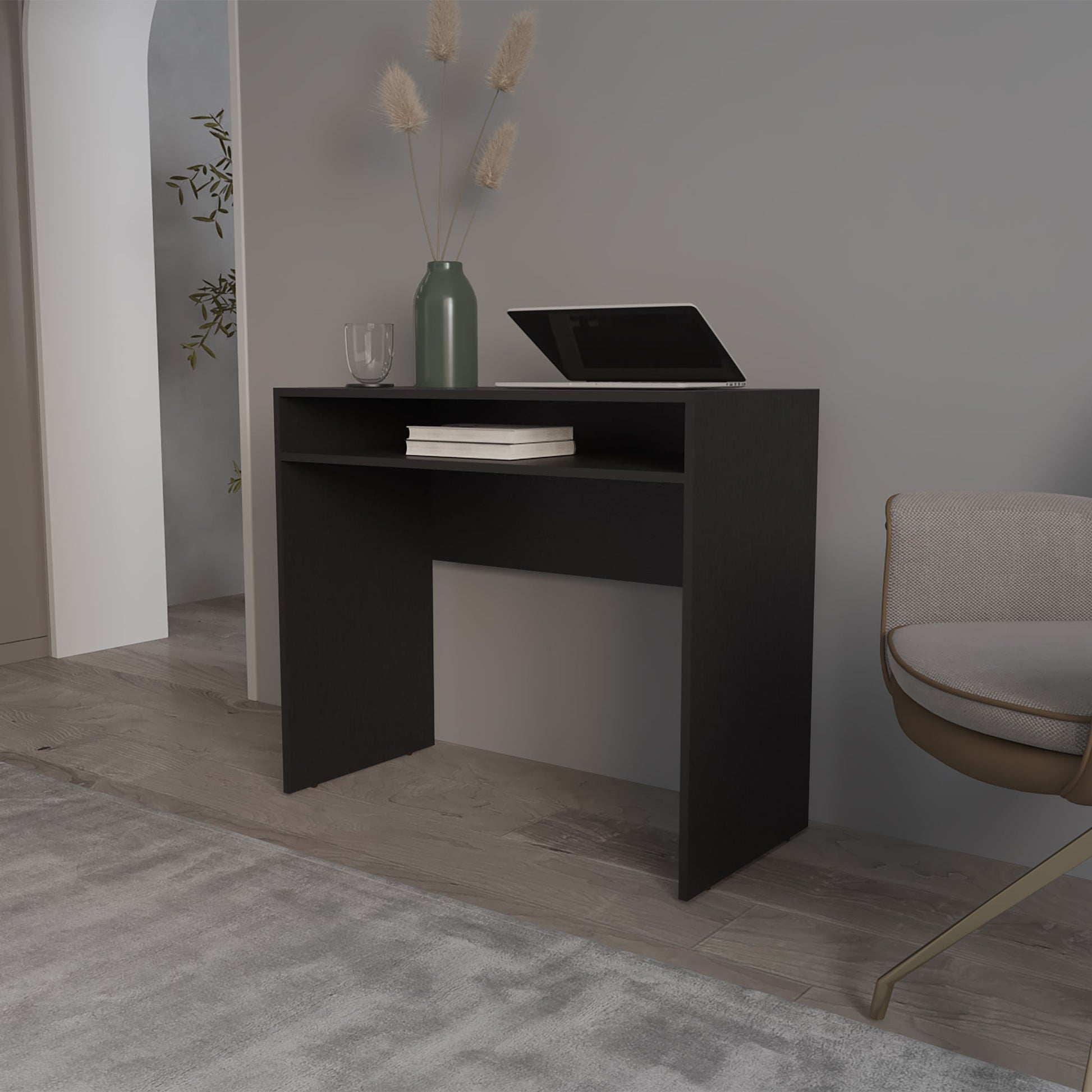 Escritorio Stella 77X89X42 Rta Wengue