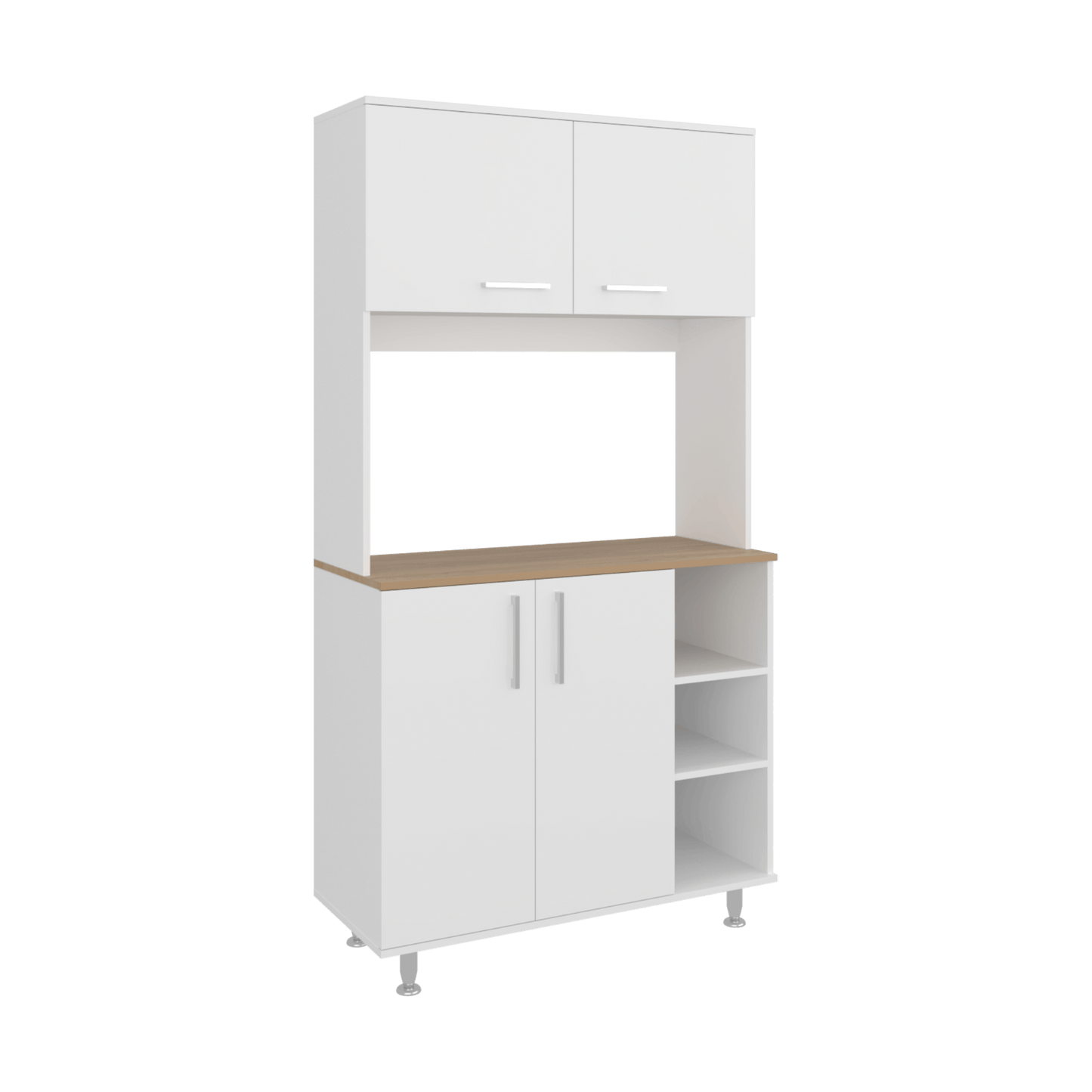 Alacena 95 180X95X40 Rta Blanco Fresno Eu