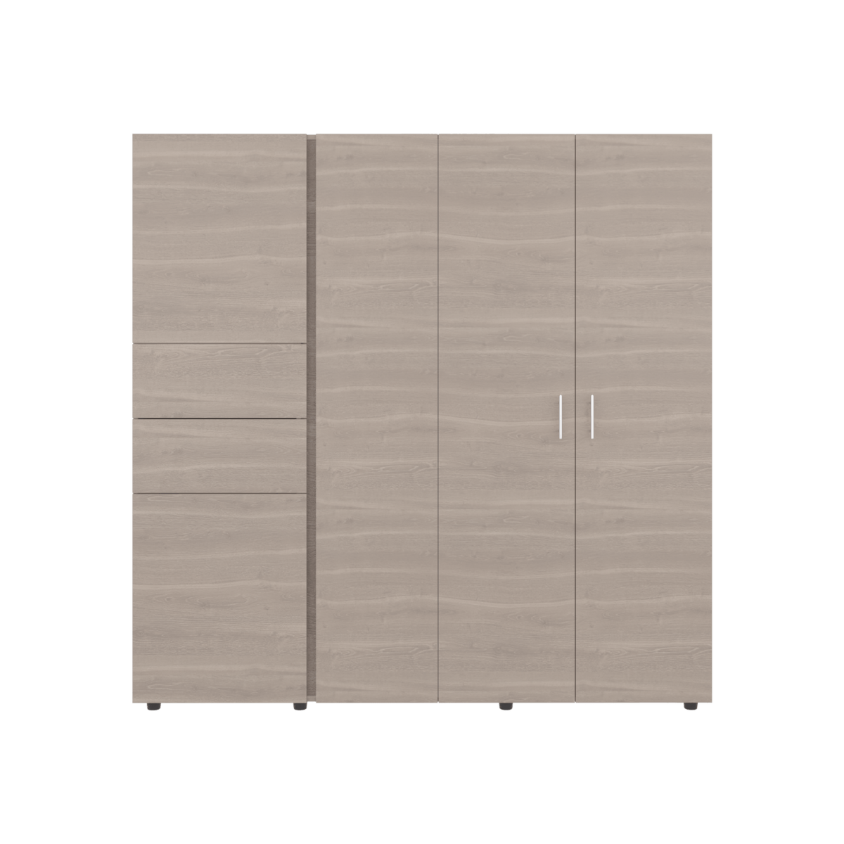 Closet Antalya 200X200X52 Rta Bardolino Blanco N/A