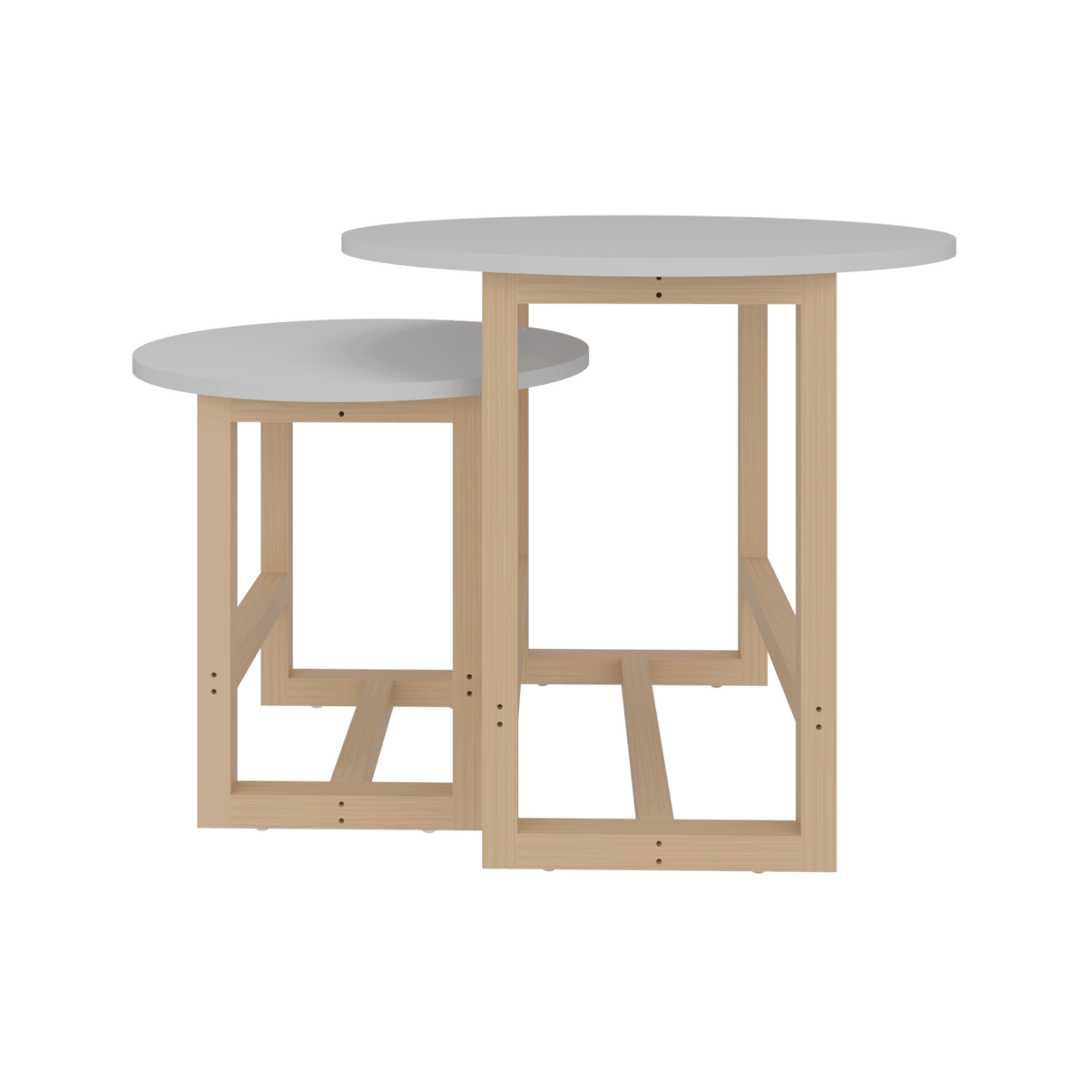 Combo Mesa Nido Bits 53X60X60 Rta Blanco