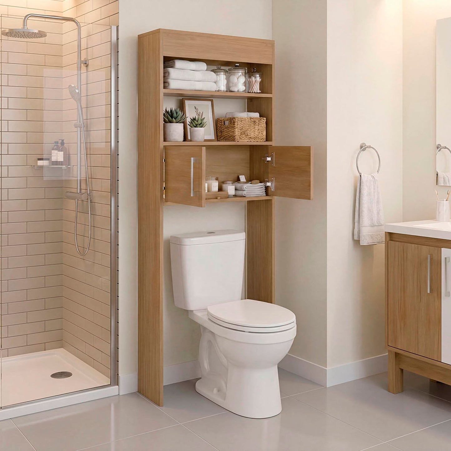 Optimizador De Baño Madrid 160X62X20 Rta Fresno Zf