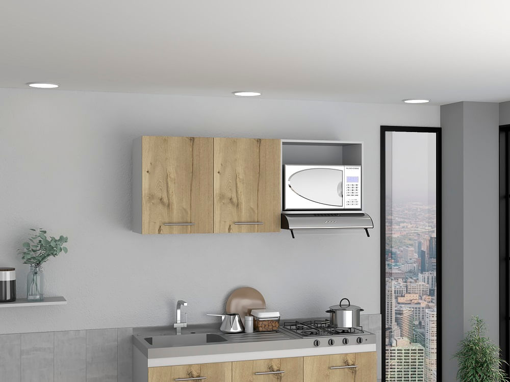 Mueble Superior 150 Lares Blanco + Duna