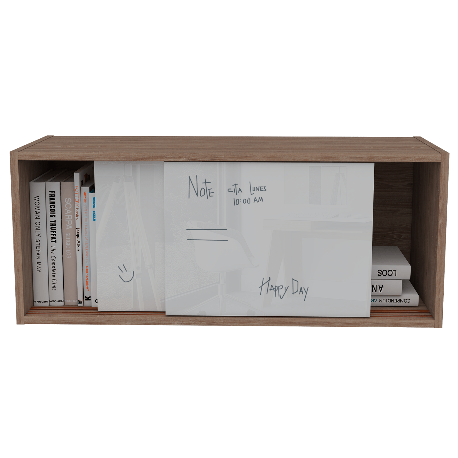Gabinete Note Rta Miel + Blanco Hg