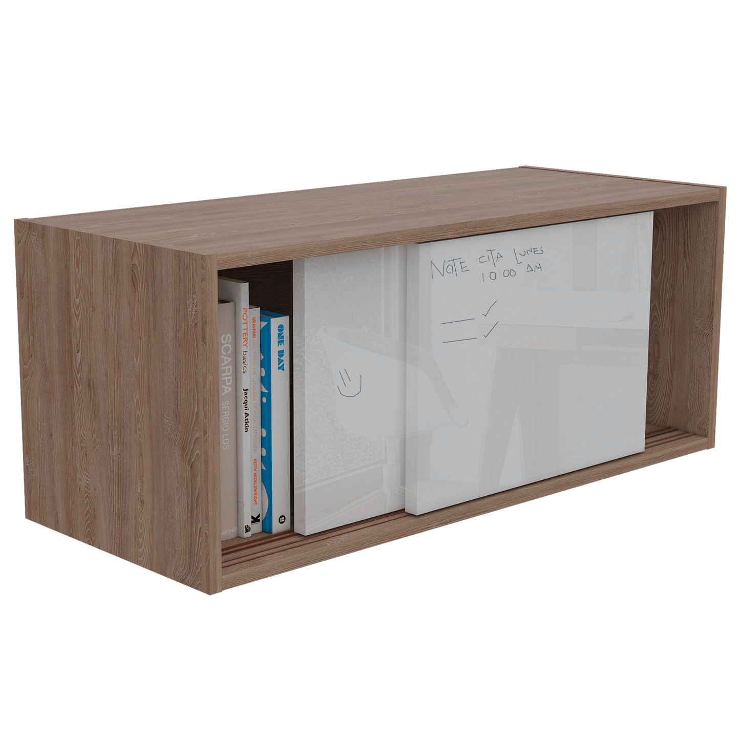 Gabinete Note Rta Miel + Blanco Hg