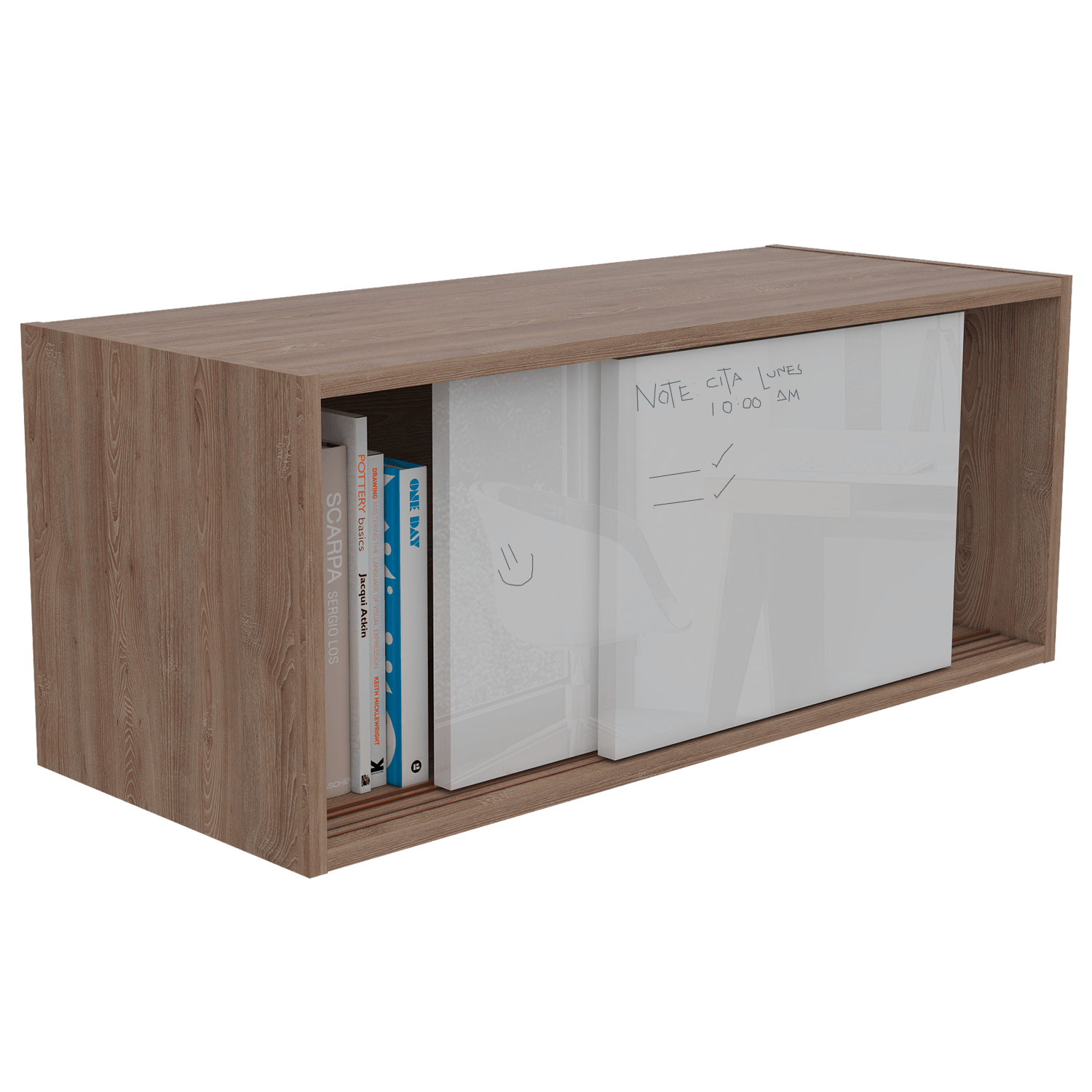 Gabinete Note Rta Miel + Blanco Hg