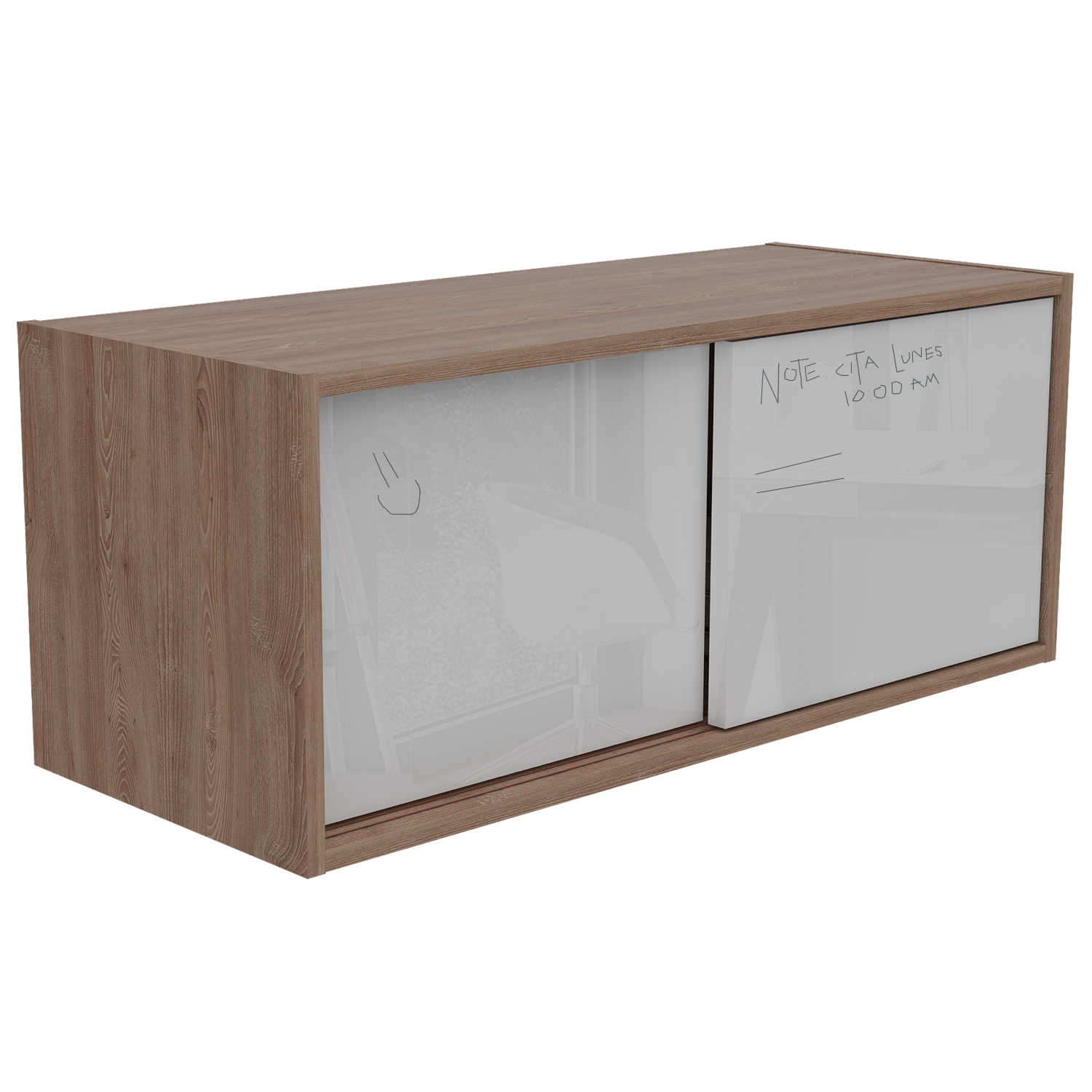 Gabinete Note Rta Miel + Blanco Hg