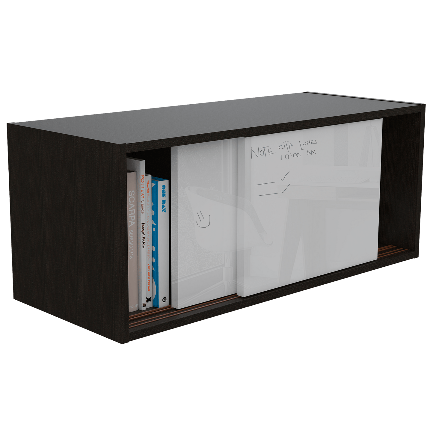 Gabinete Note Rta Wengue + Blanco Hg