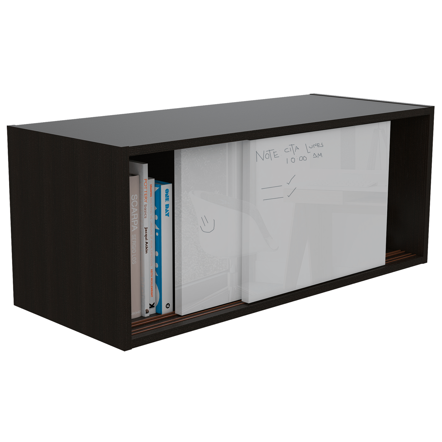 Gabinete Note Rta Wengue + Blanco Hg