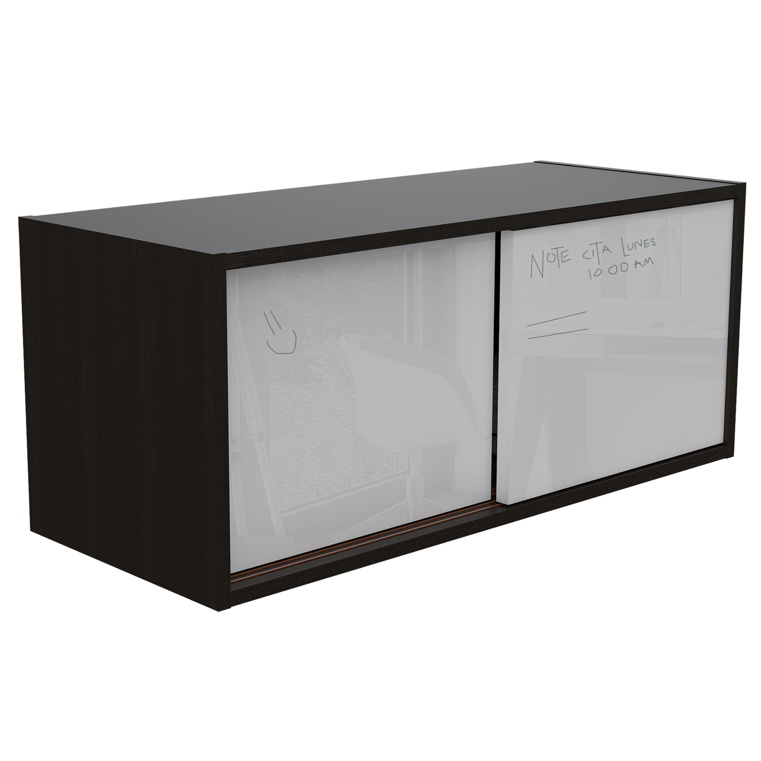Gabinete Note Rta Wengue + Blanco Hg