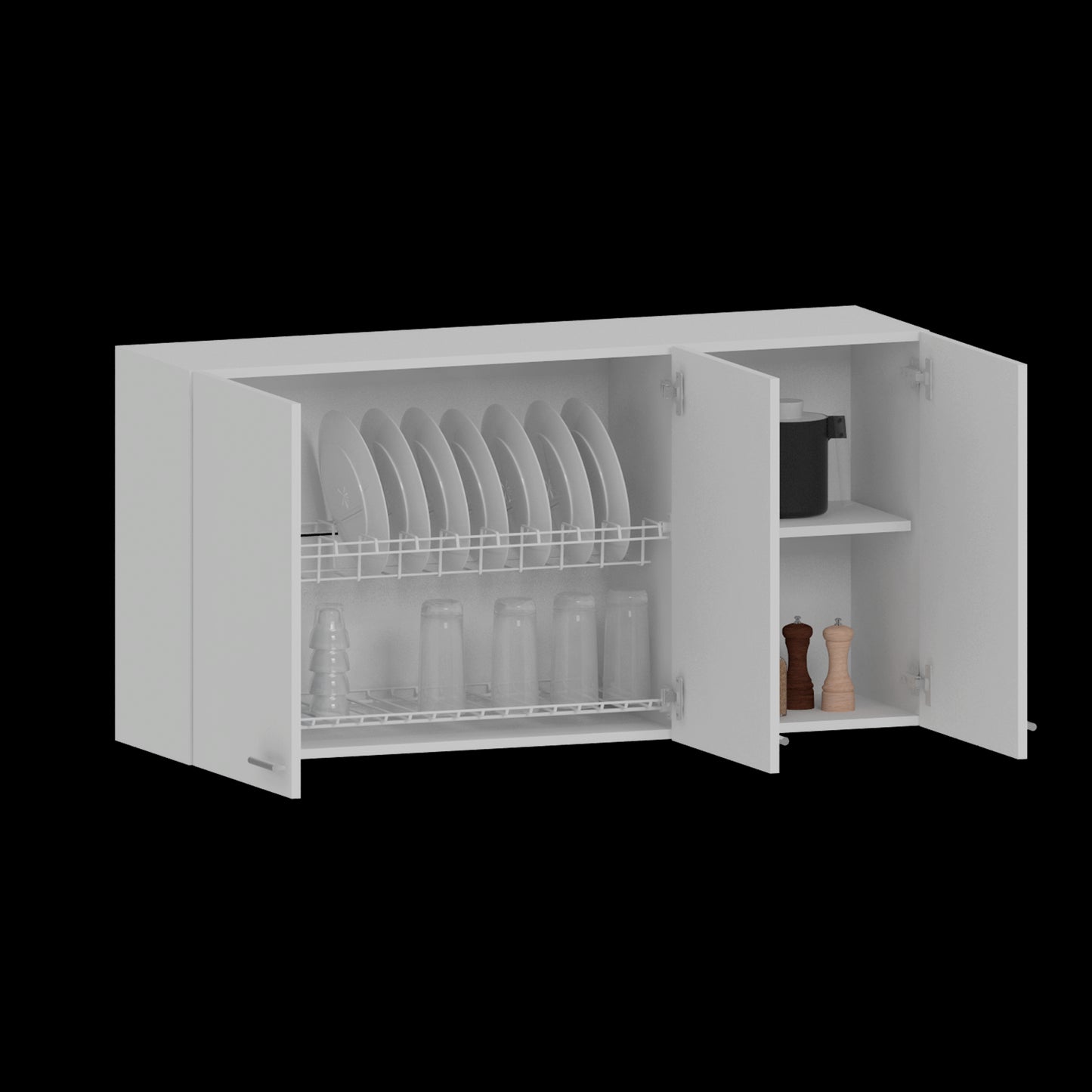 Gabinete Superior 120 Rta Blanco