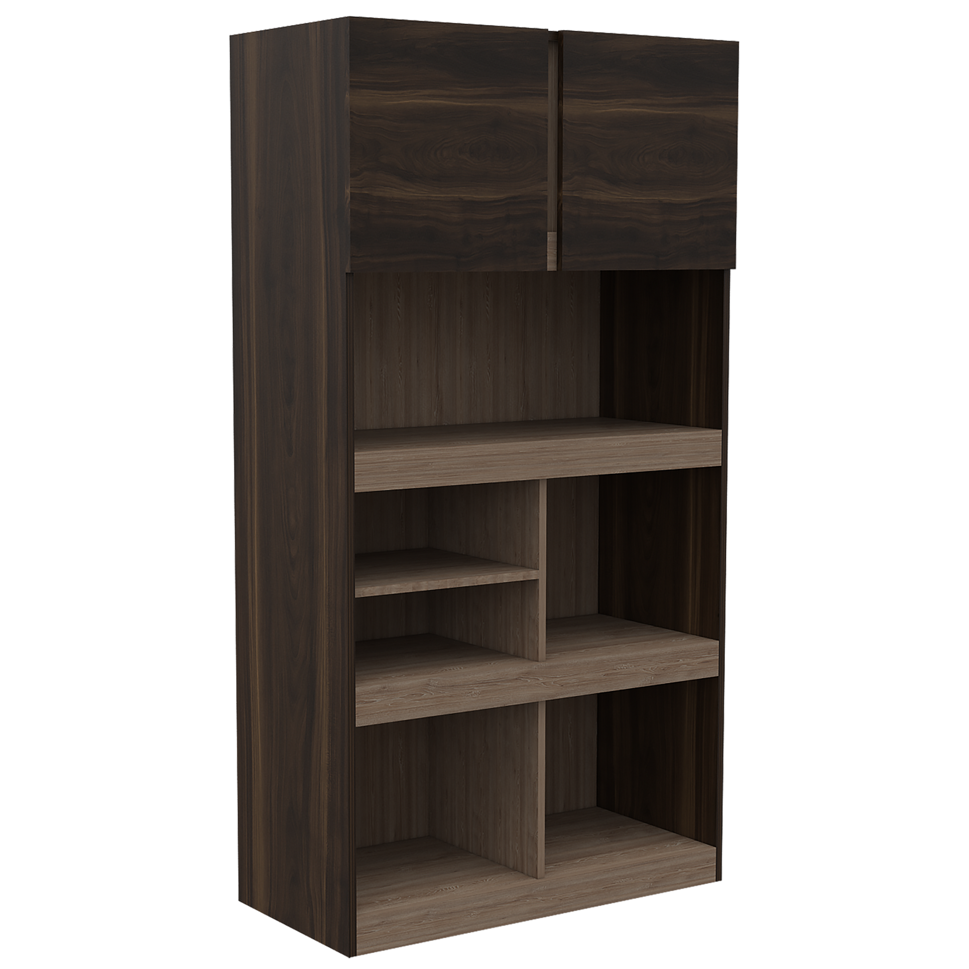 Biblioteca Office 9 Rta Nogal + Miel N/A