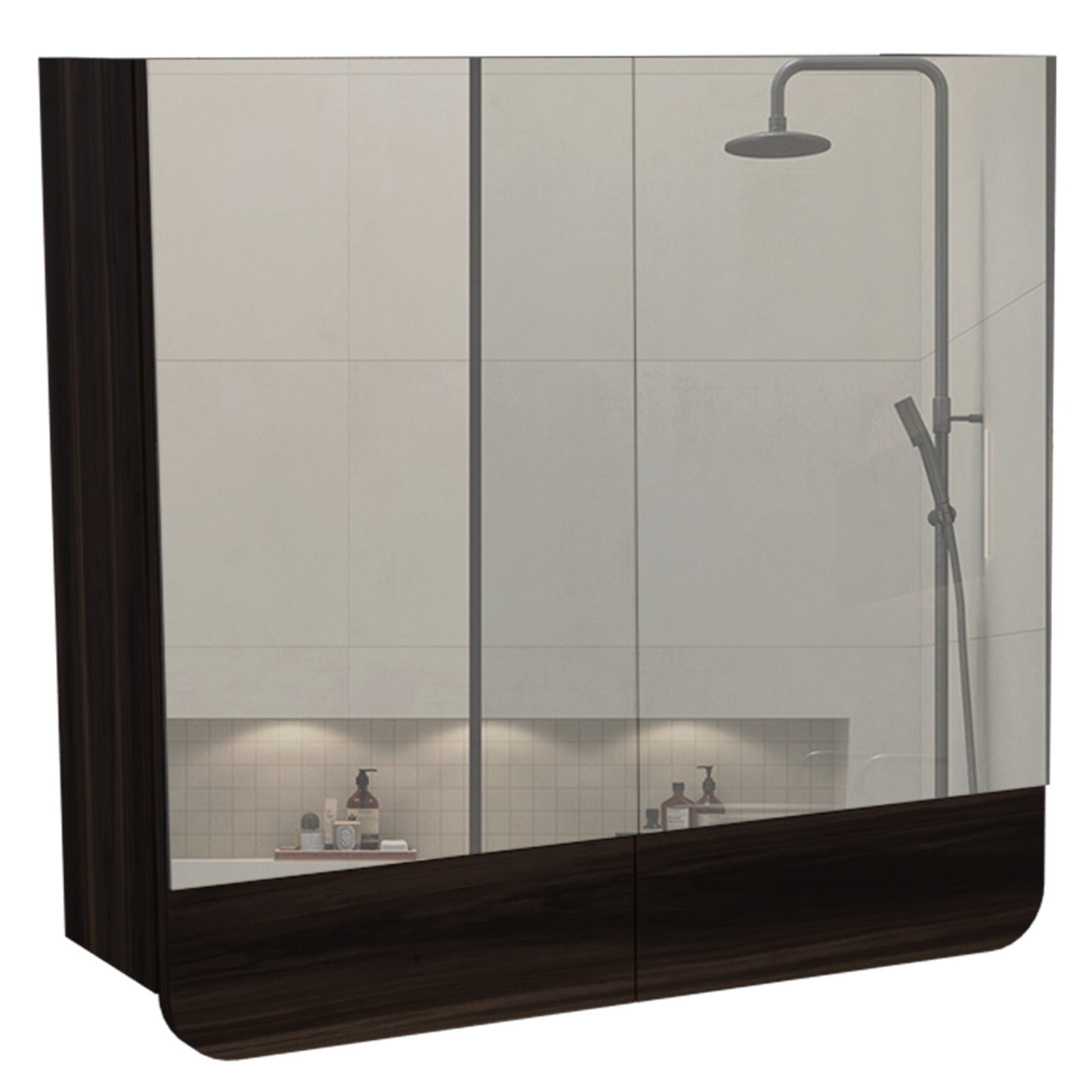Gabinete De Baño Luv Nogal Gris