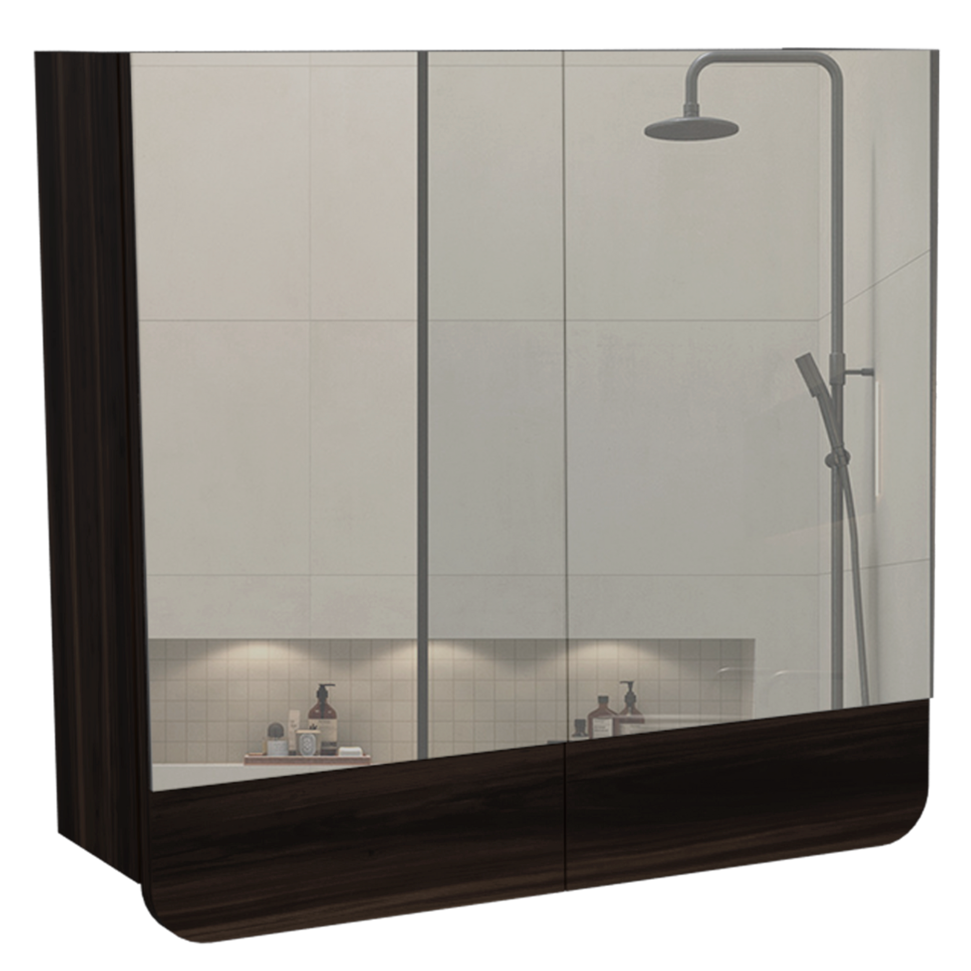 Gabinete De Baño Luv Nogal Gris