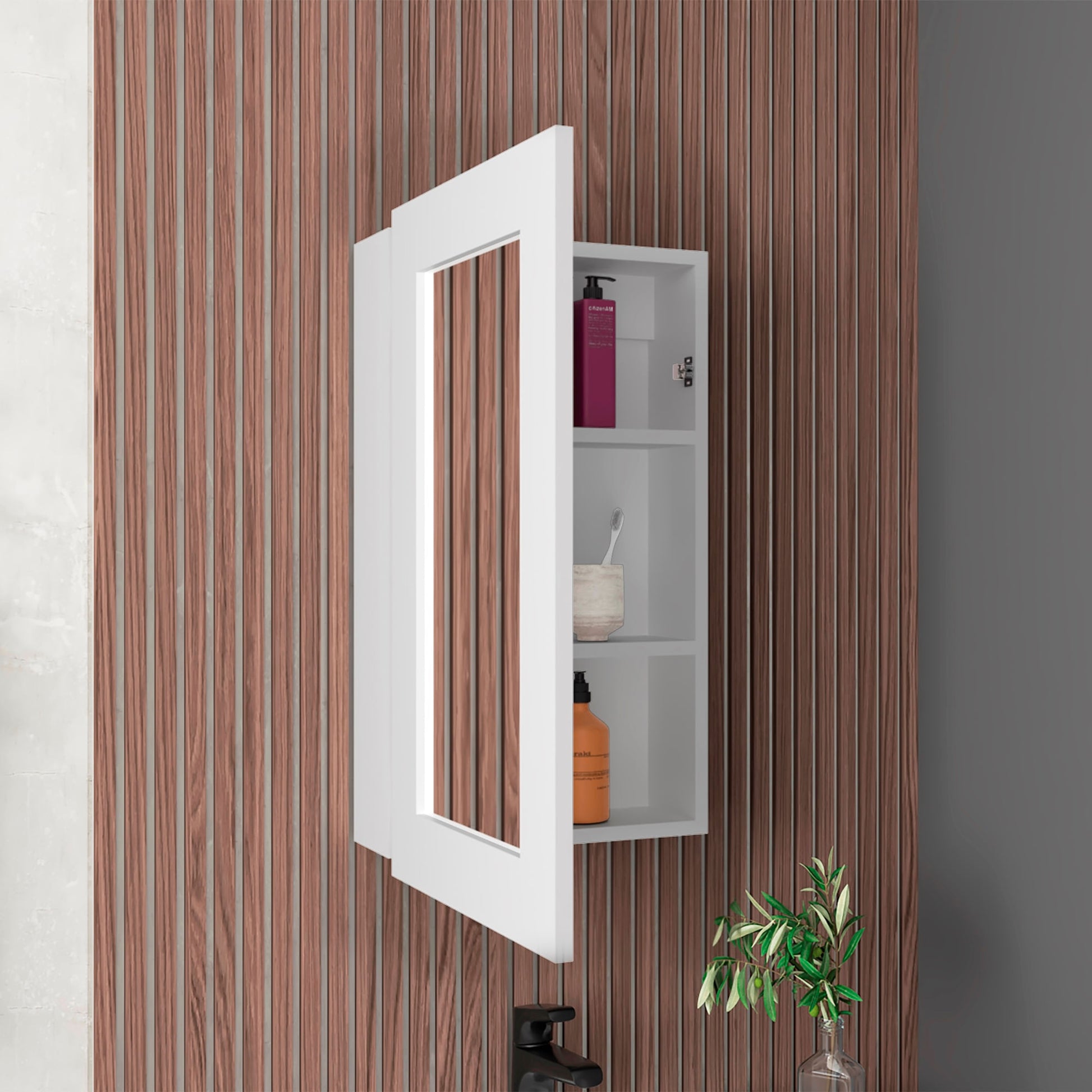 Gabinete De Baño Juno 65X39X12 Rta Blanco Zf