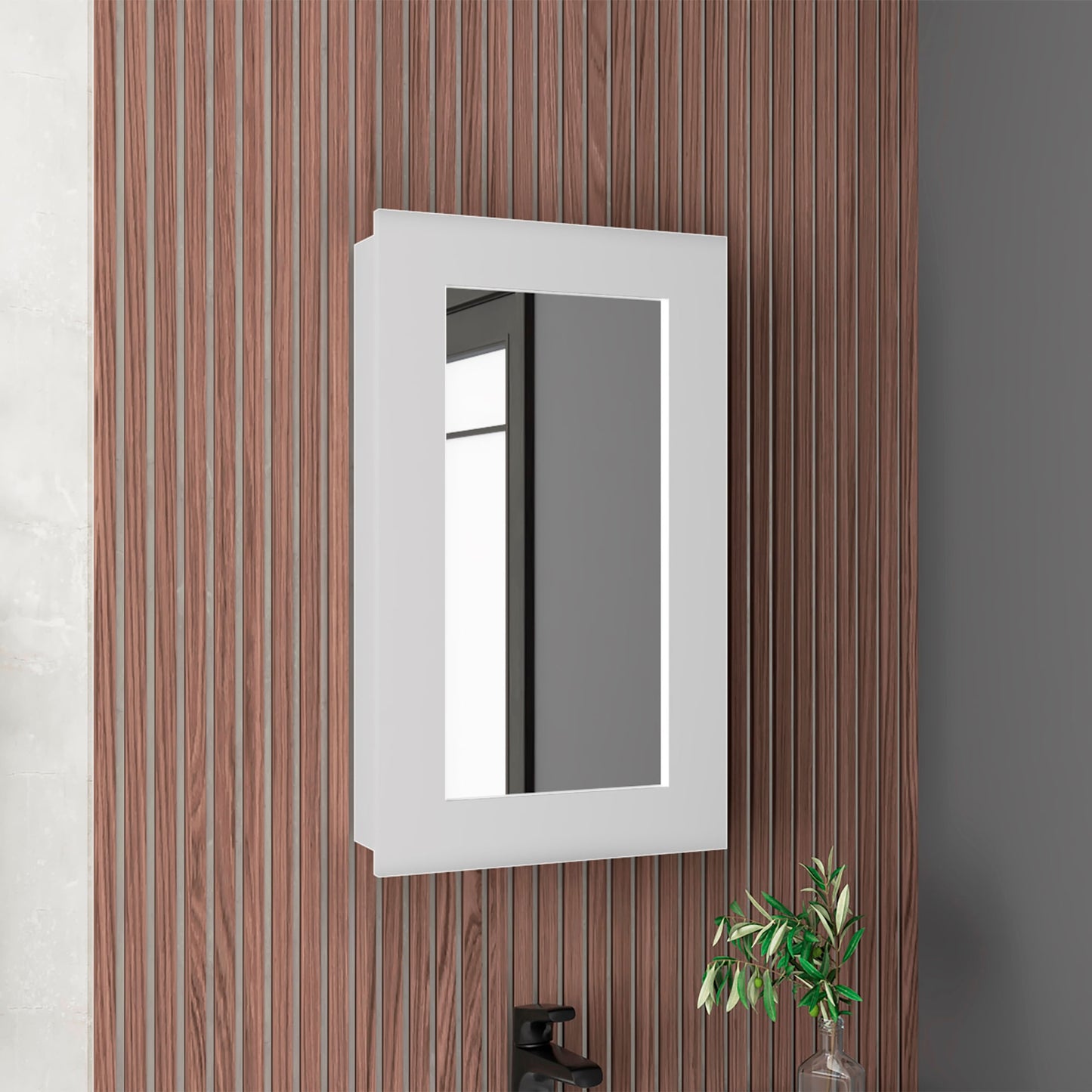 Gabinete De Baño Juno 65X39X12 Rta Blanco Zf