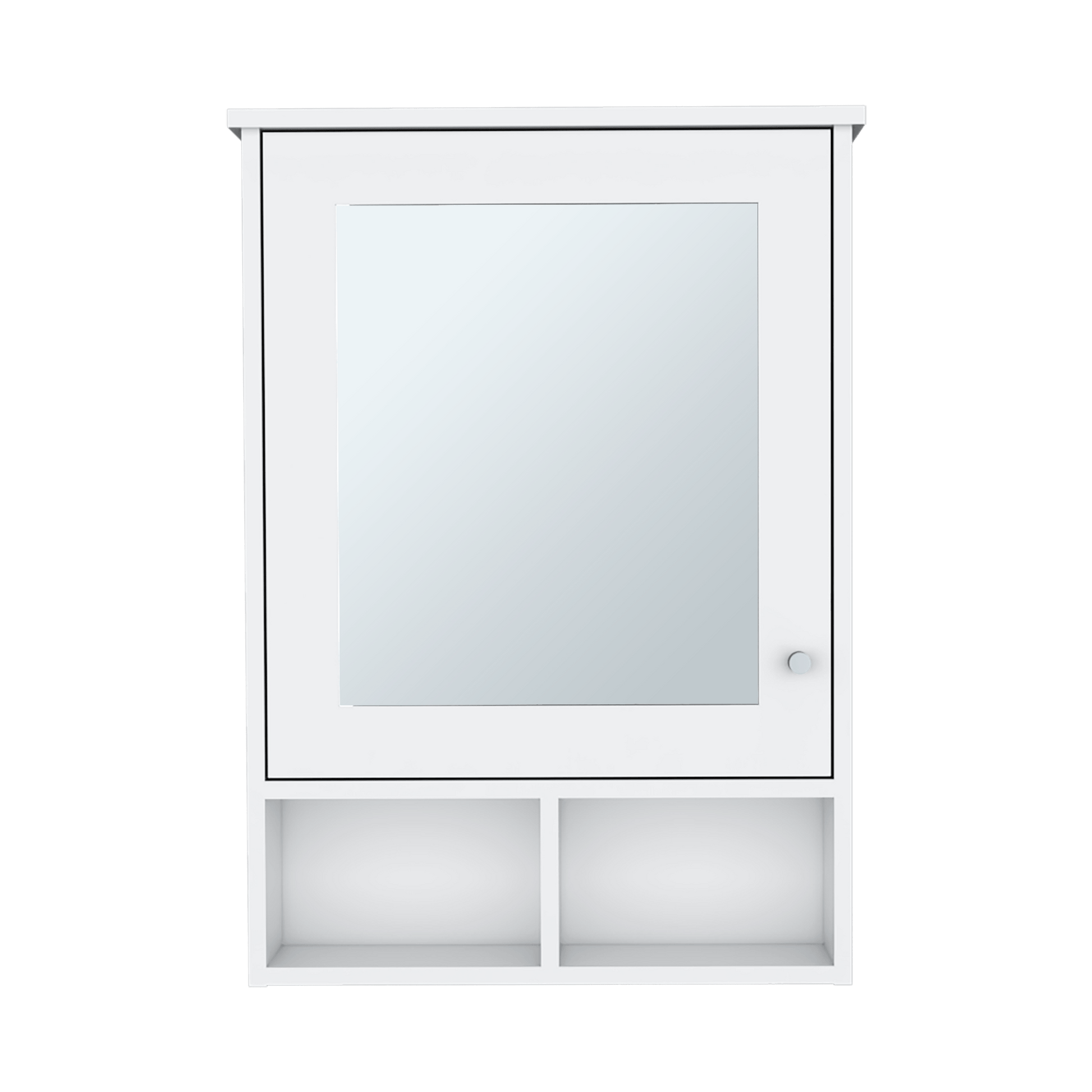 Gabinete Baño Viña 73X53X16 Rta Blanco Zf