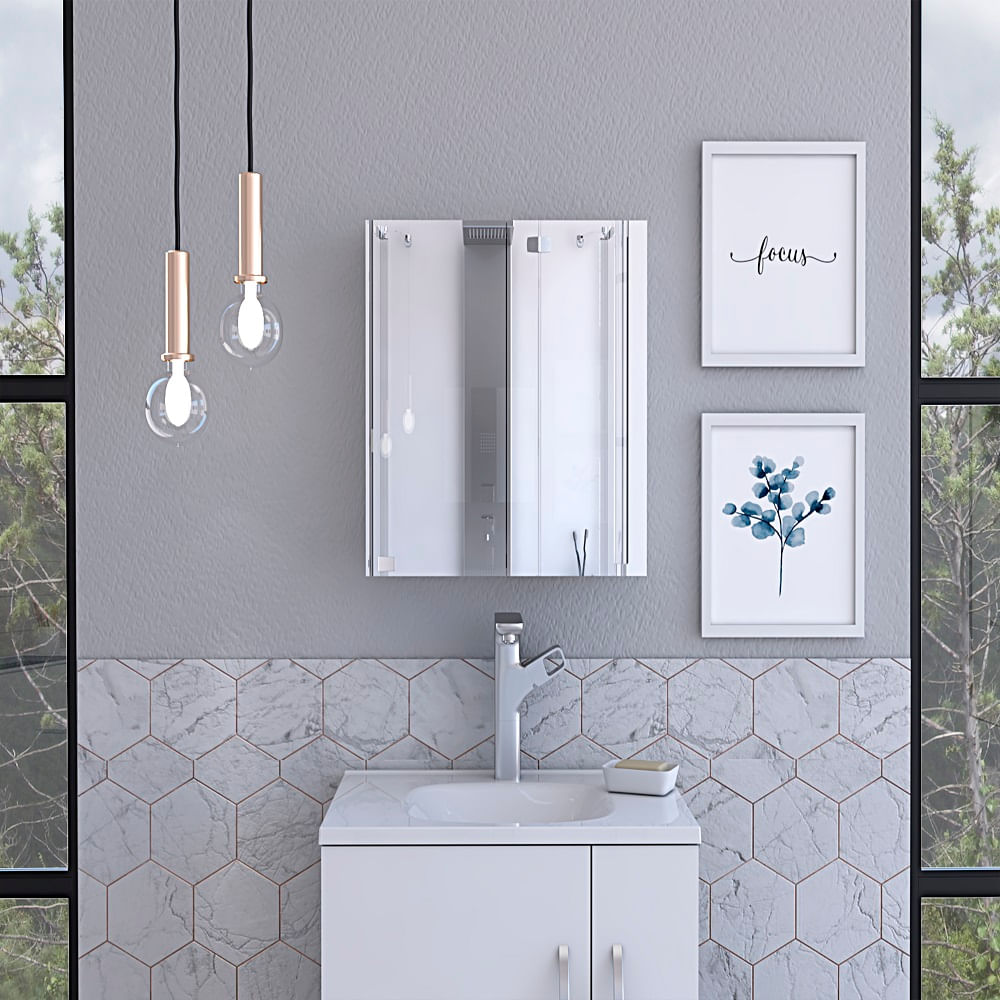 Gabinete De Baño Vanta Blanco