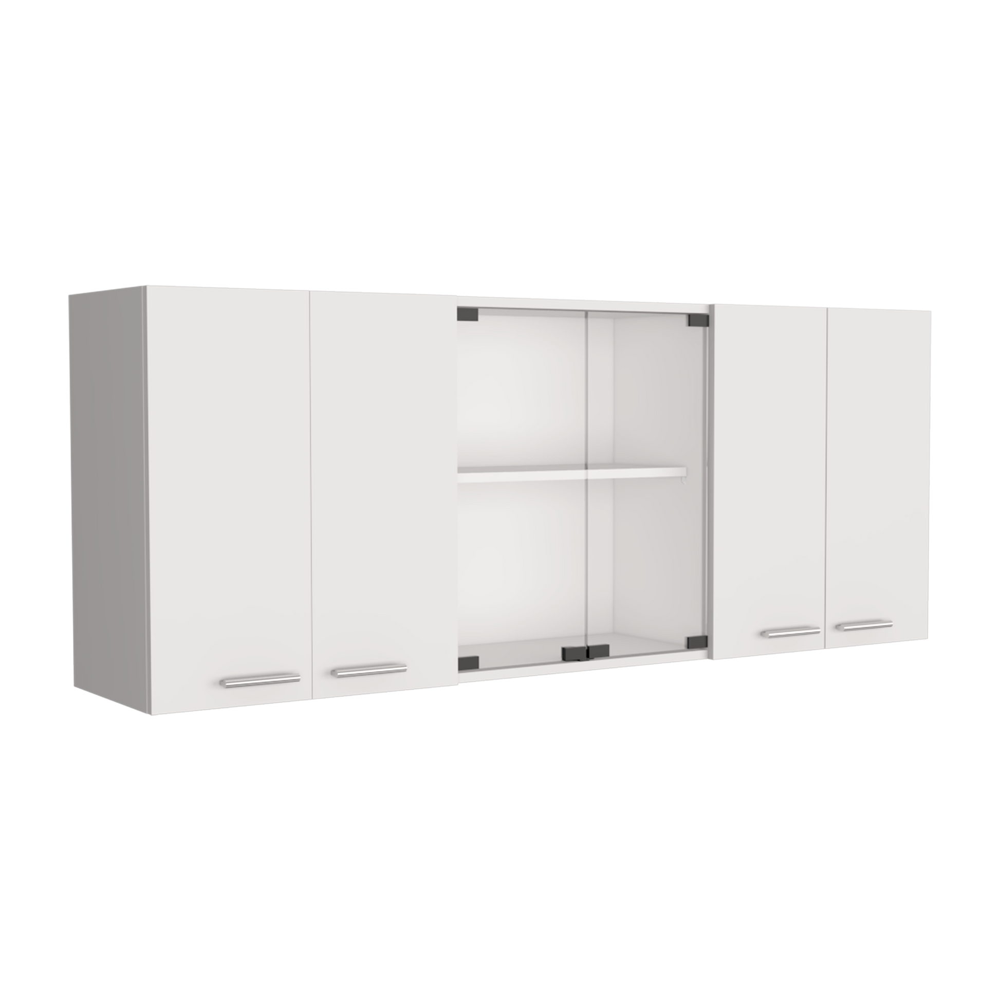 Gabinete Superior 150 Vidrio 60X150X31 Rta Blanco