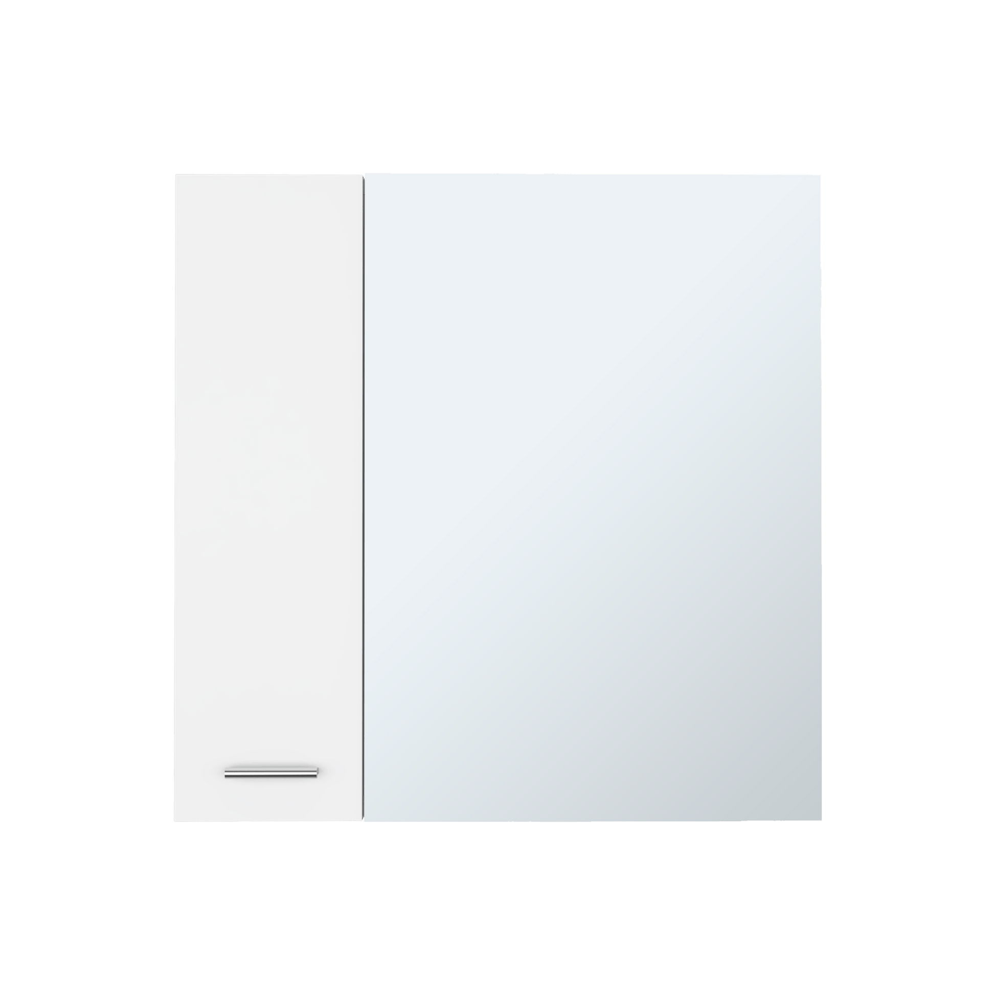 Gabinete De Baño Sines 60X60X14 Rta Blanco Zf