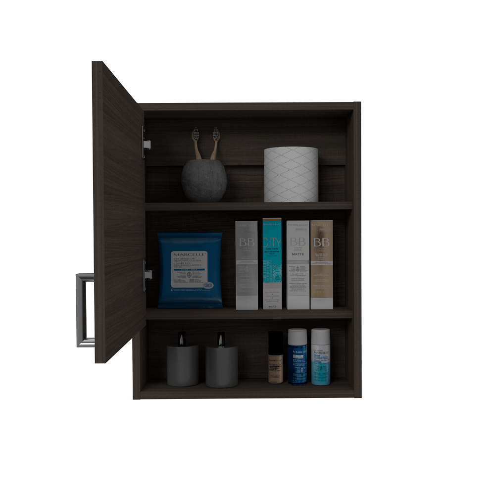 Gabinete De Baño Eco Roble Ahumado