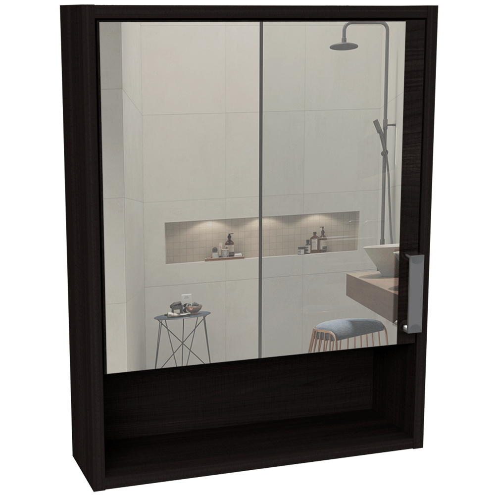 Gabinete De Baño Eco Roble Ahumado