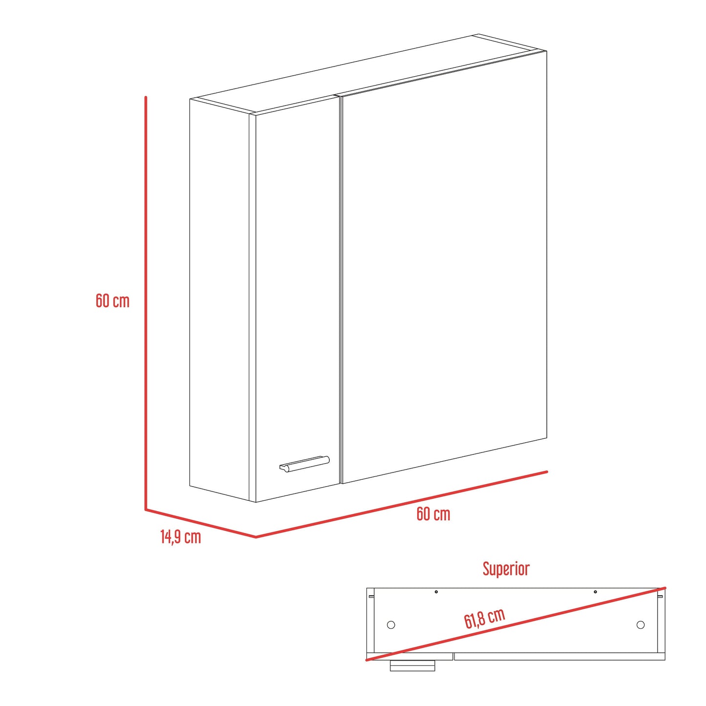 Gabinete De Baño Sines Rovere