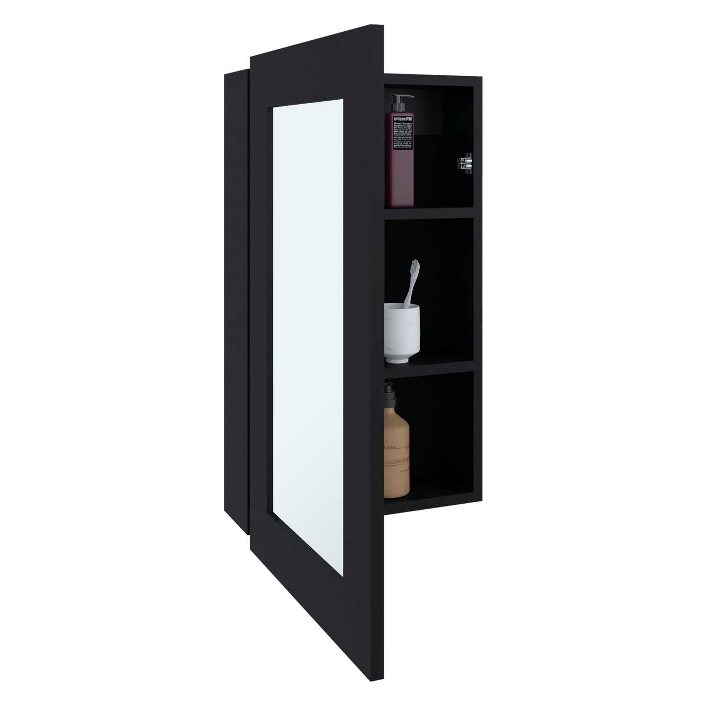 Gabinete De Baño Juno 65X39X12 Rta Wengue Zf