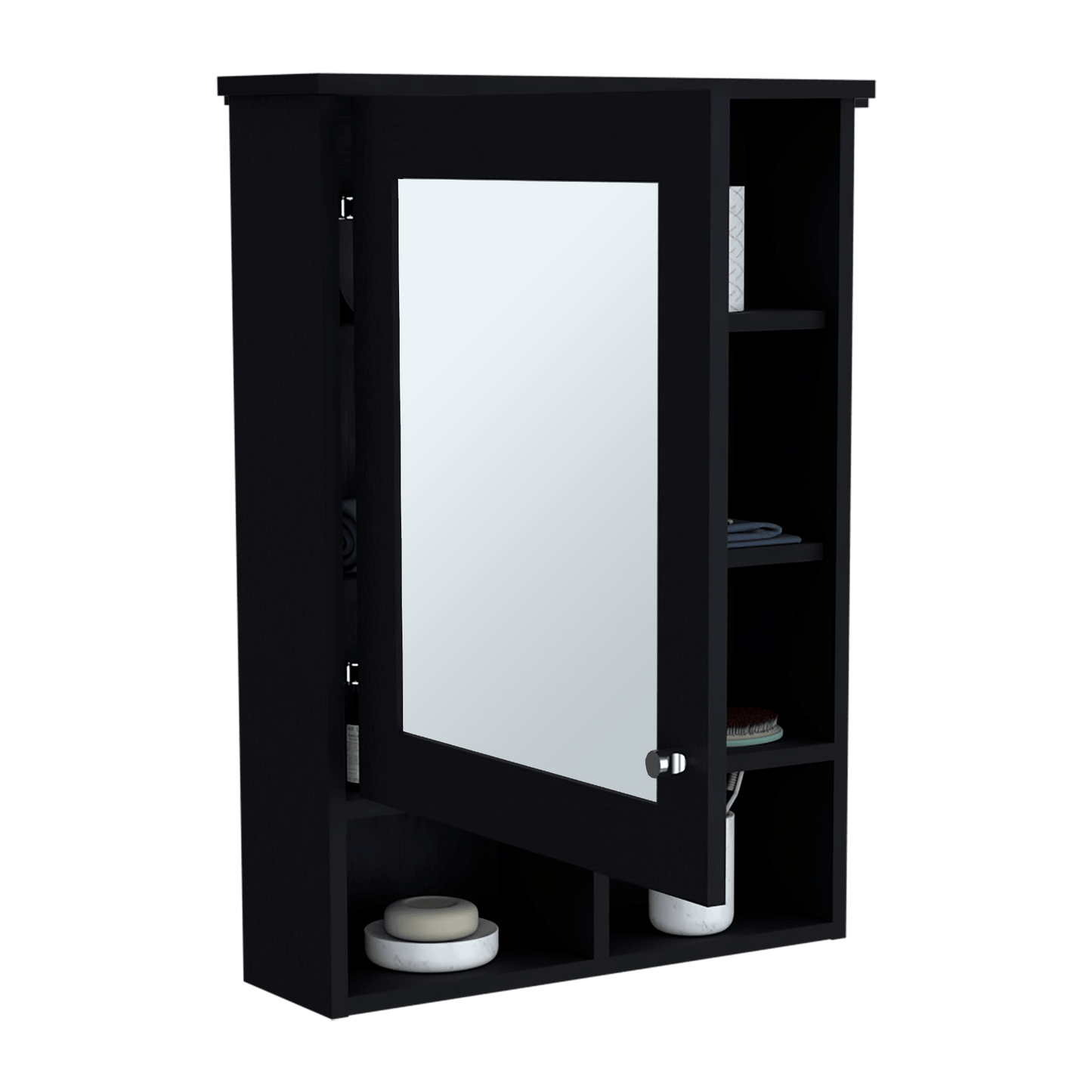 Gabinete Baño Viña 73X53X16 Rta Wengue Zf