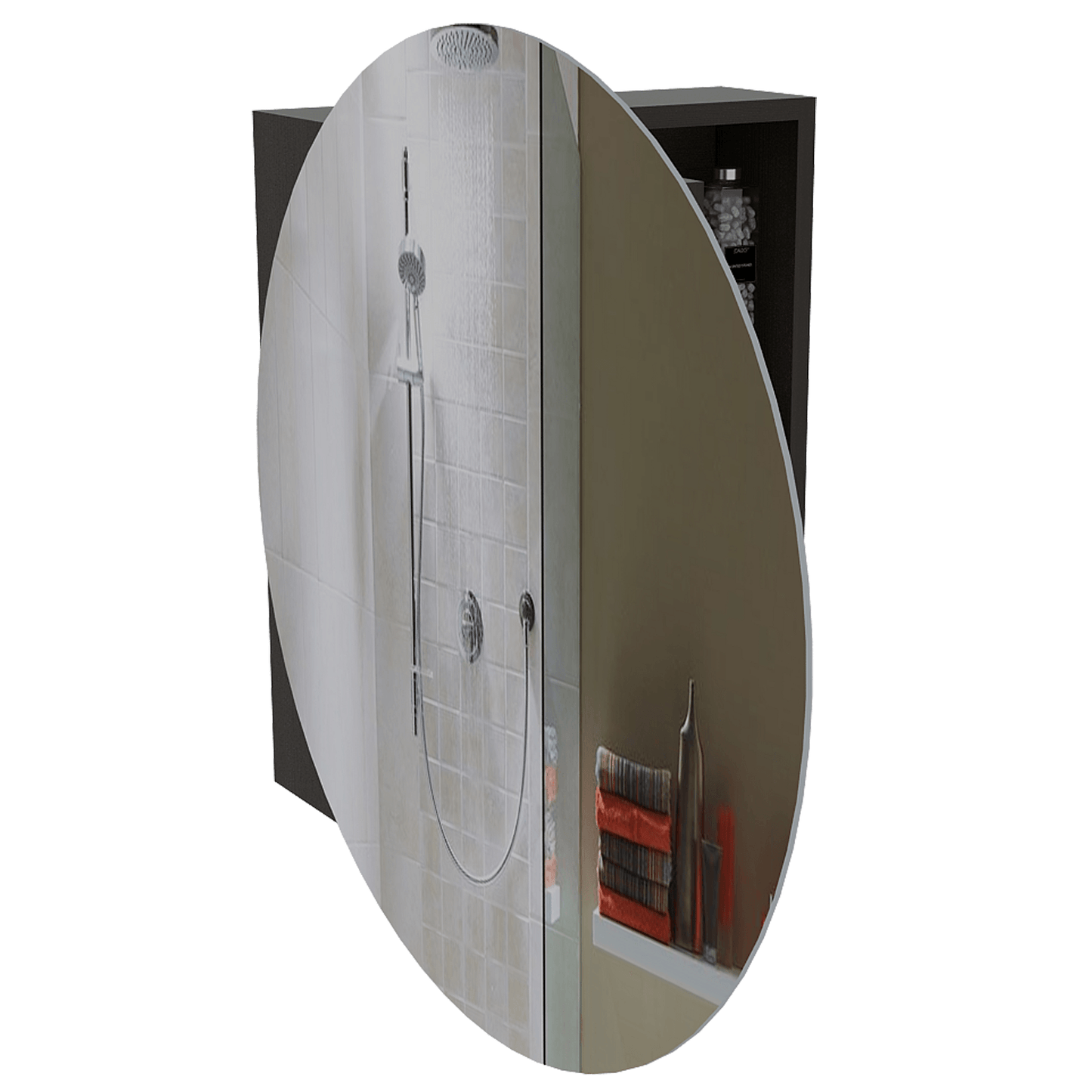 Gabinete De Baño Oval N/A