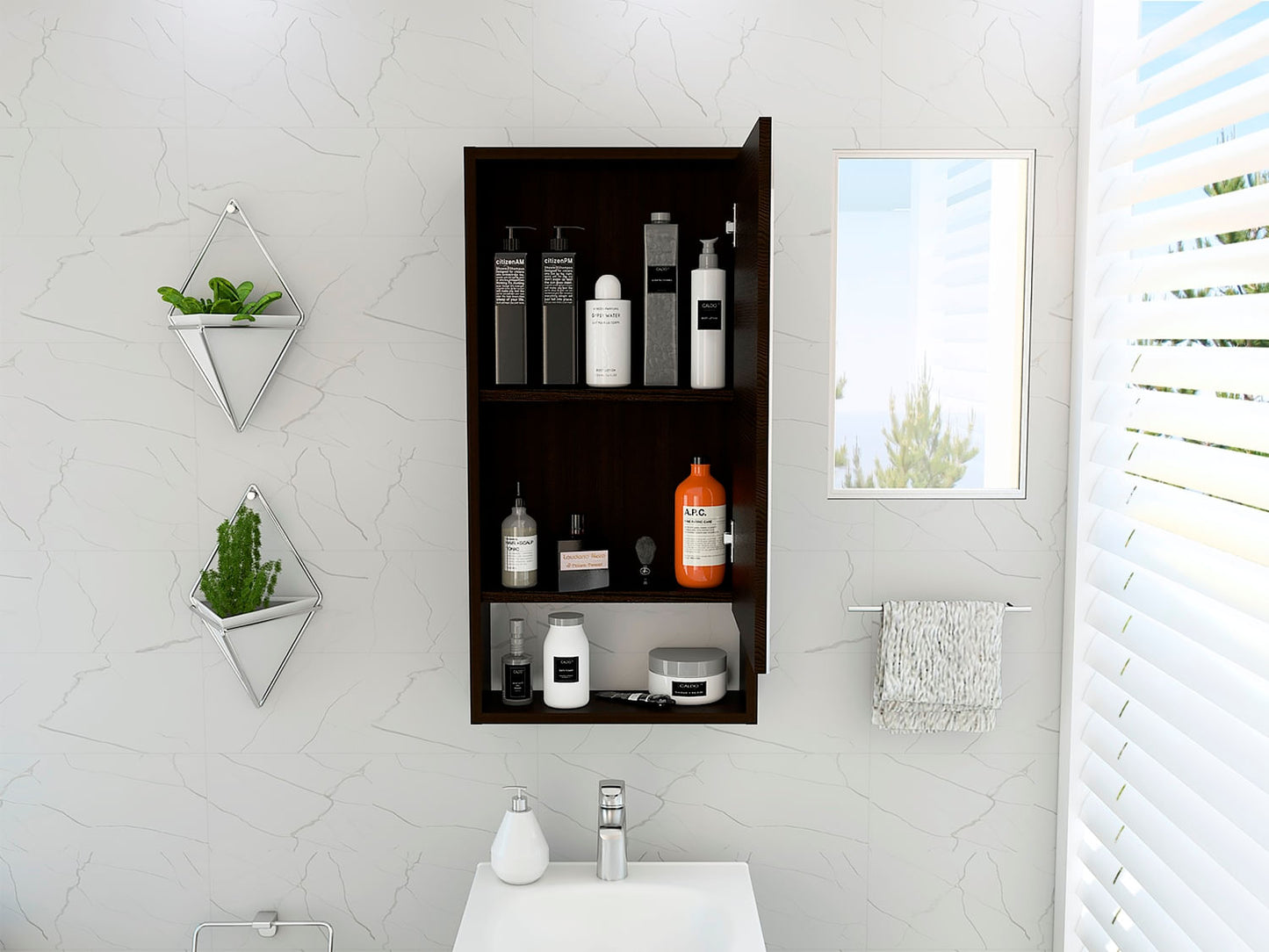Gabinete De Baño Mariana Rta Wengue N/A