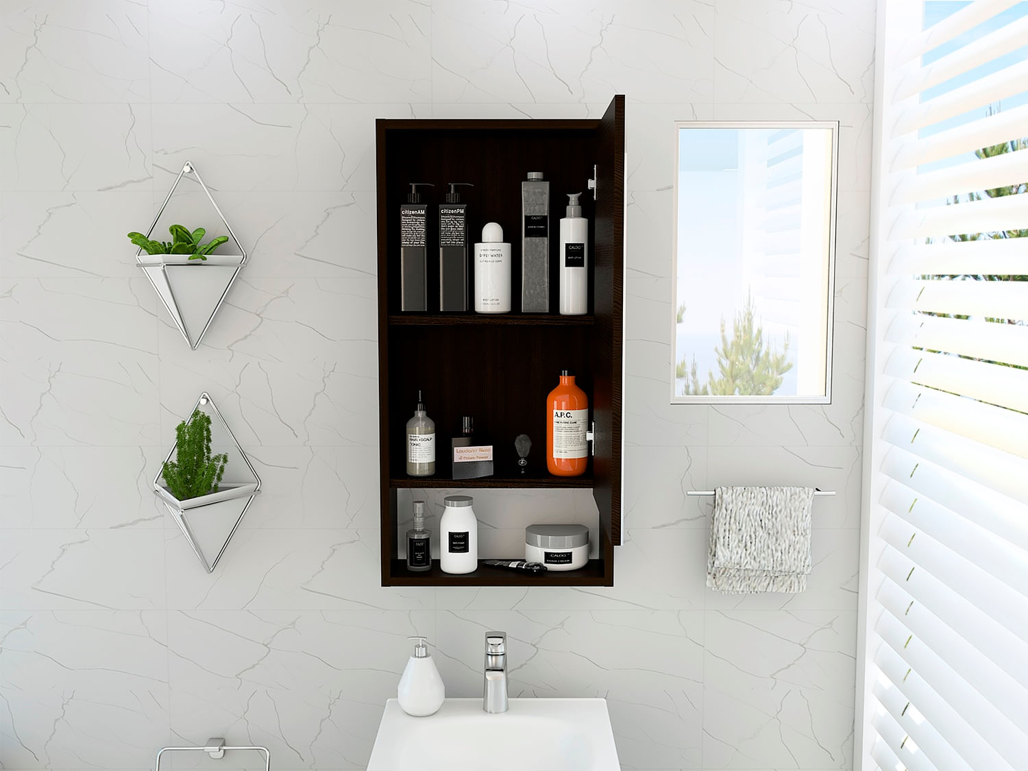 Gabinete De Baño Mariana Rta Wengue N/A