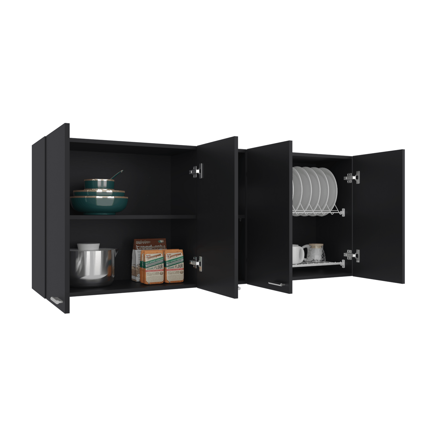 Gabinete Superior 150 Portofino 60X150X31 Rta Wengue