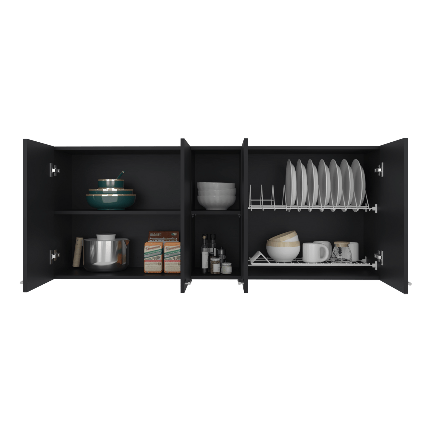 Gabinete Superior 150 Portofino 60X150X31 Rta Wengue