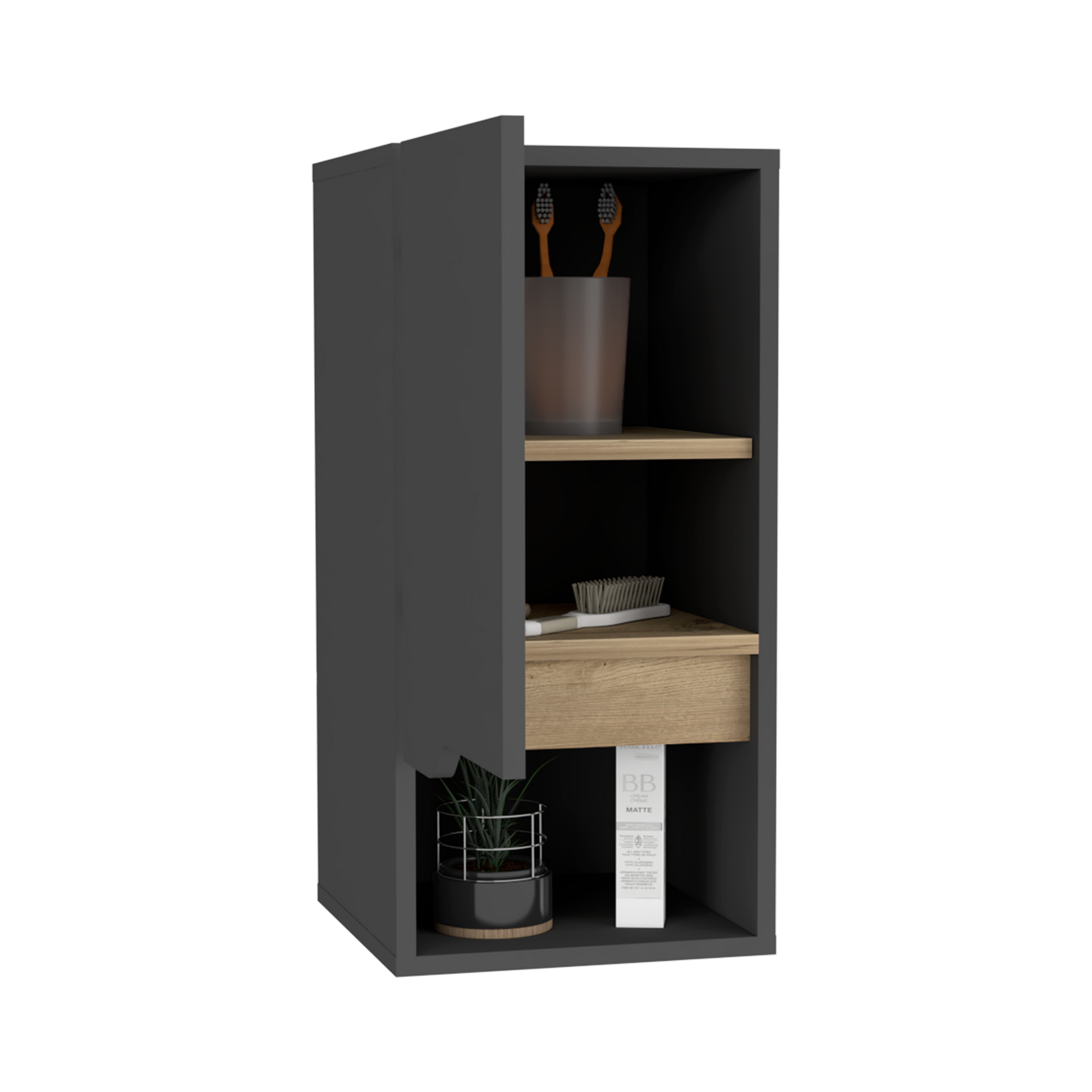 Armario Colgante De Baño Laurent Rta Plomo Duna Zf N/A