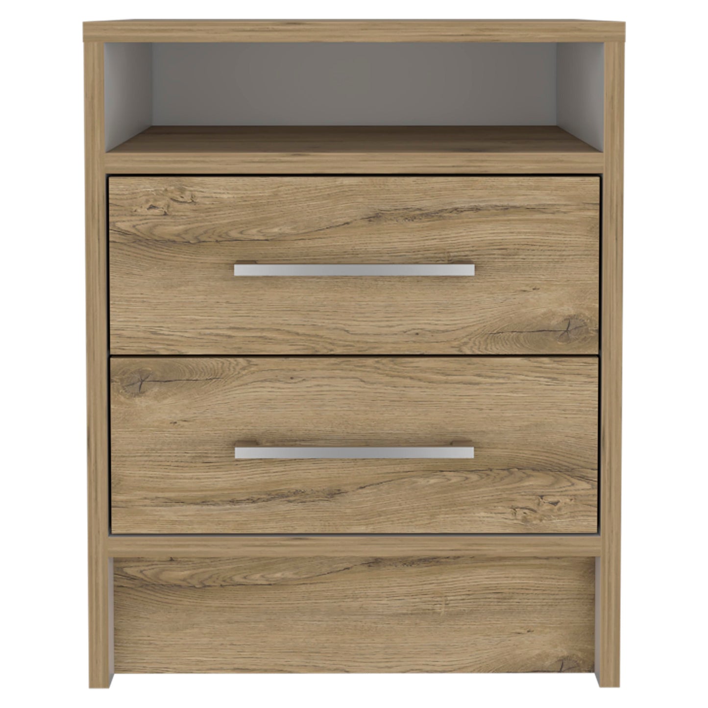 Mesa De Noche Eter Rta Macadamia + Blanco