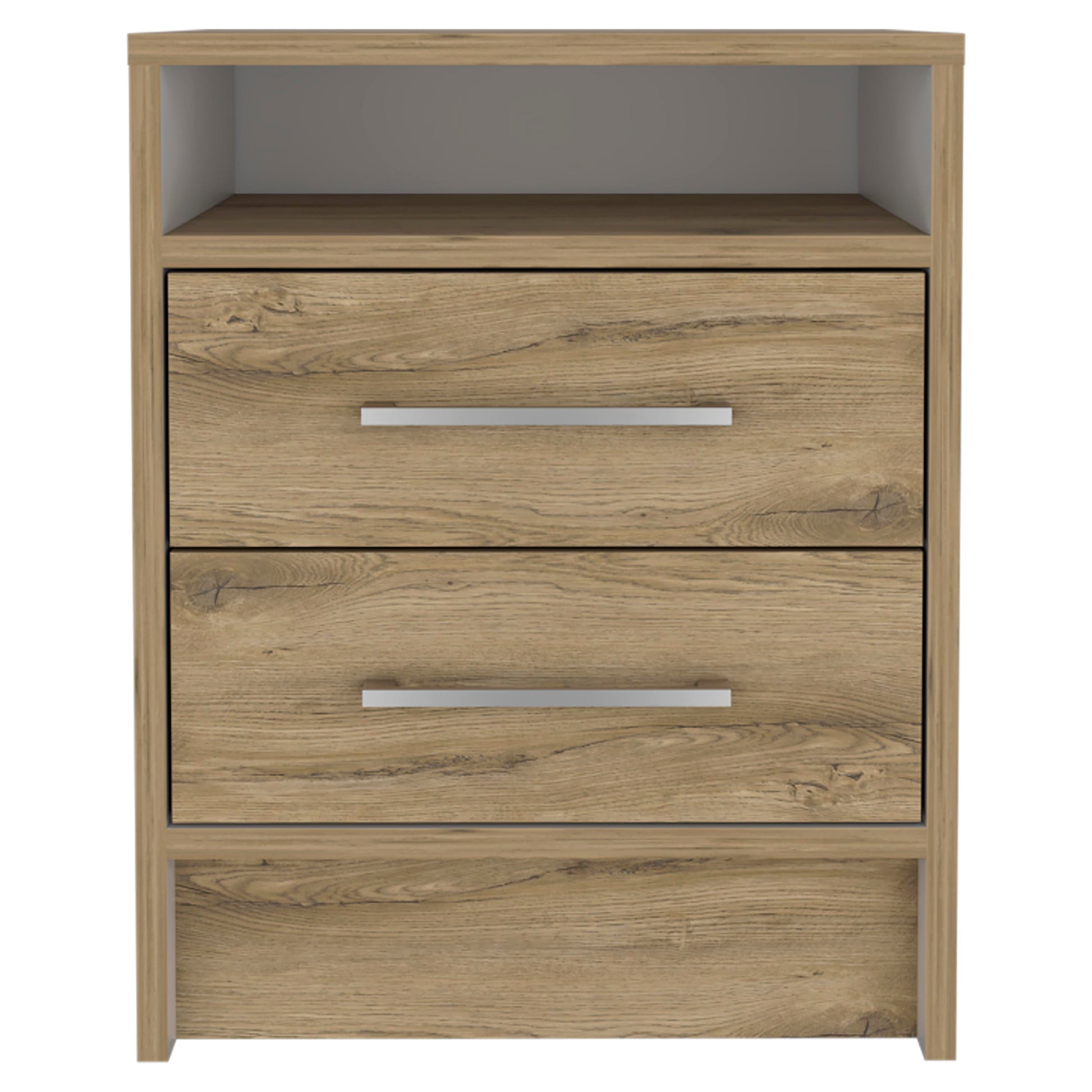 Mesa De Noche Eter Rta Macadamia + Blanco