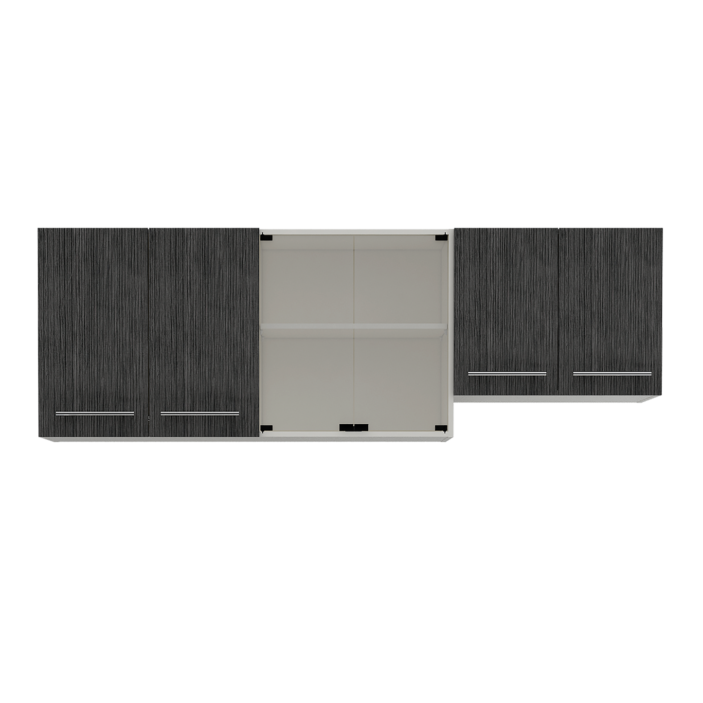 Mueble Superior Cocina 180 Bari Rta Blanco + Roble Gris