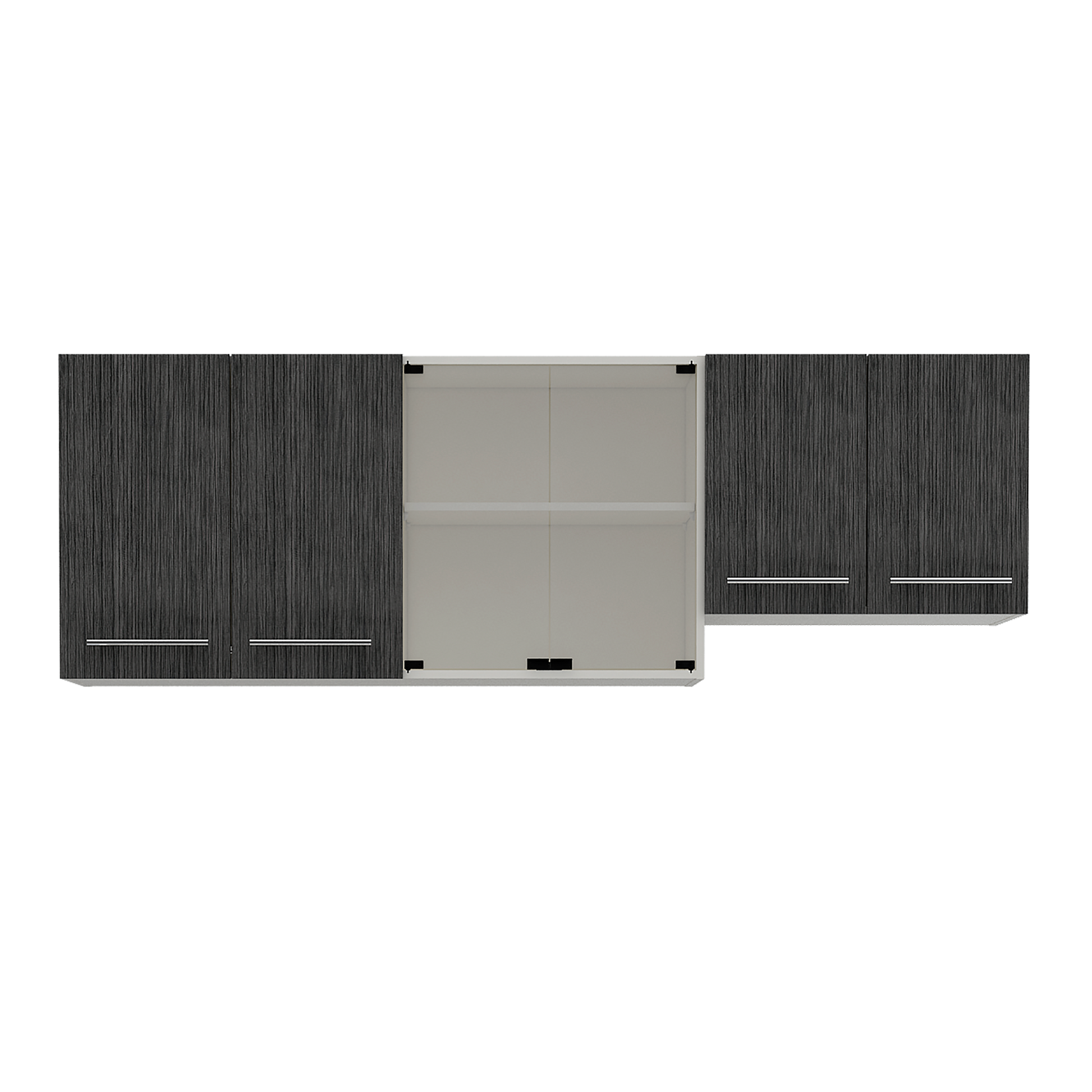 Mueble Superior Cocina 180 Bari Rta Blanco + Roble Gris