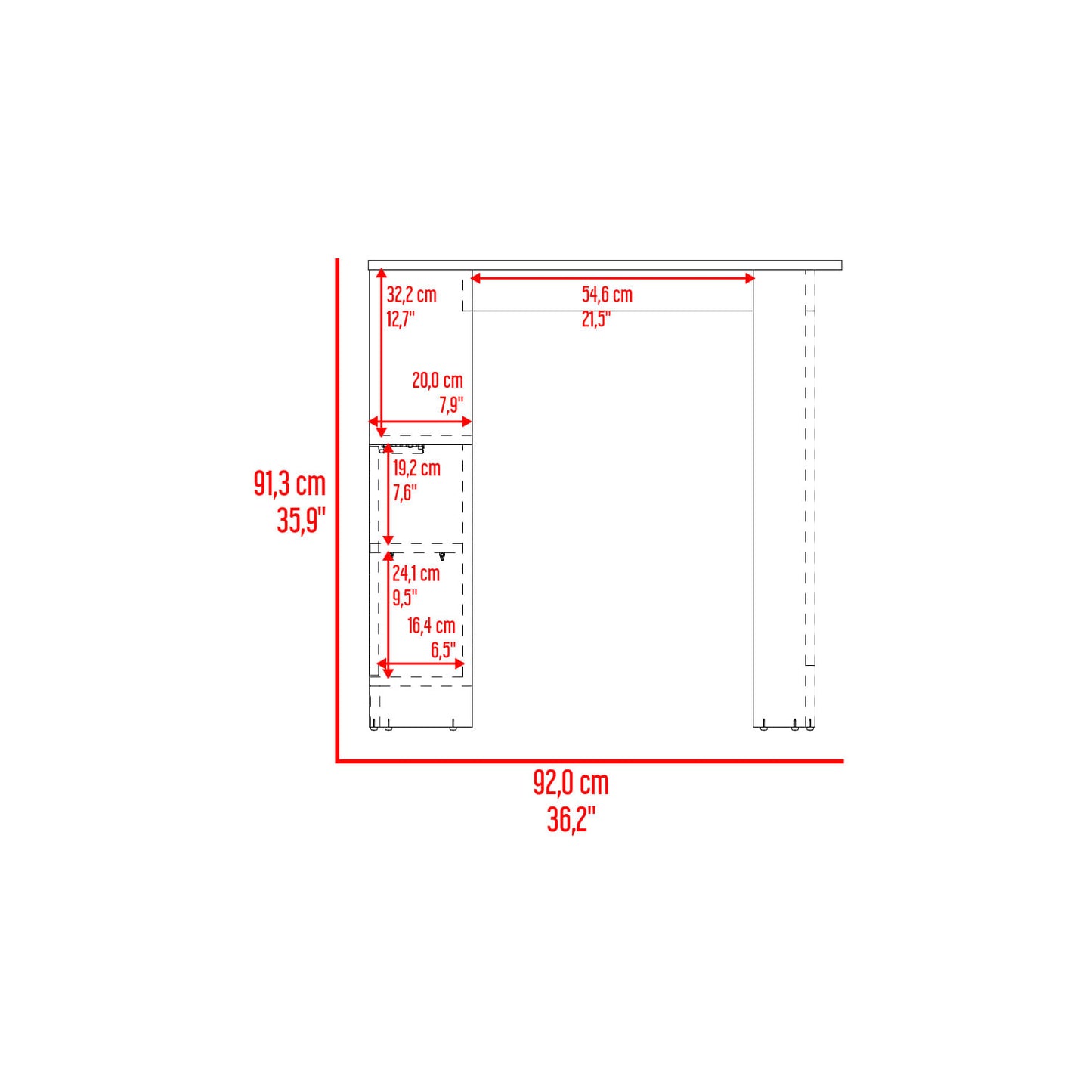 Isla De Cocina Attica 91X92X59 Rta Blanco Mqz + Capri