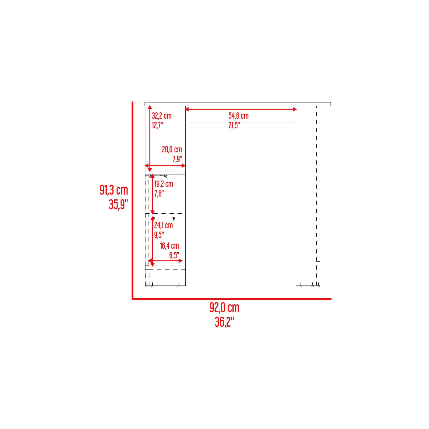 Isla De Cocina Attica 91X92X59 Rta Blanco Mqz + Capri