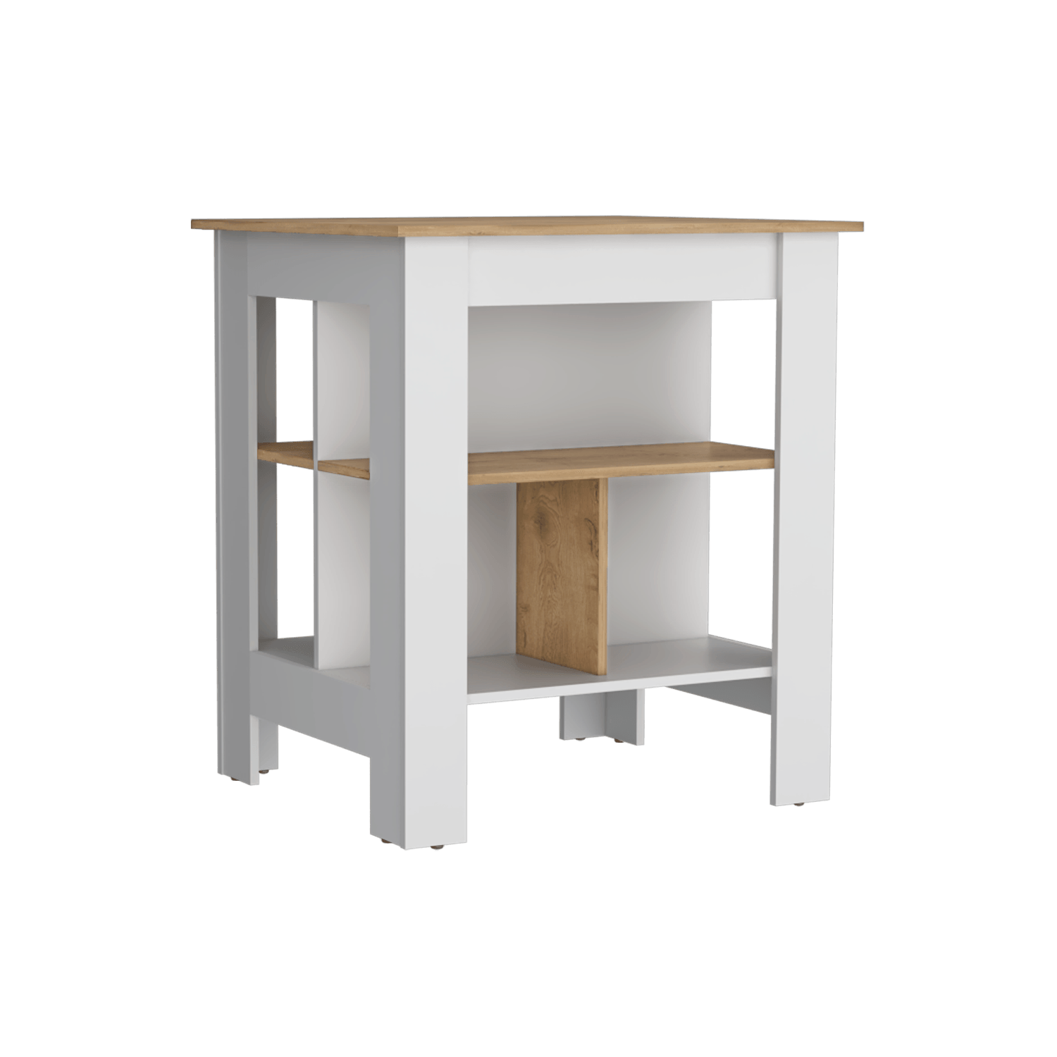 Isla De Cocina Soler Light Rta Macadamia Blanco