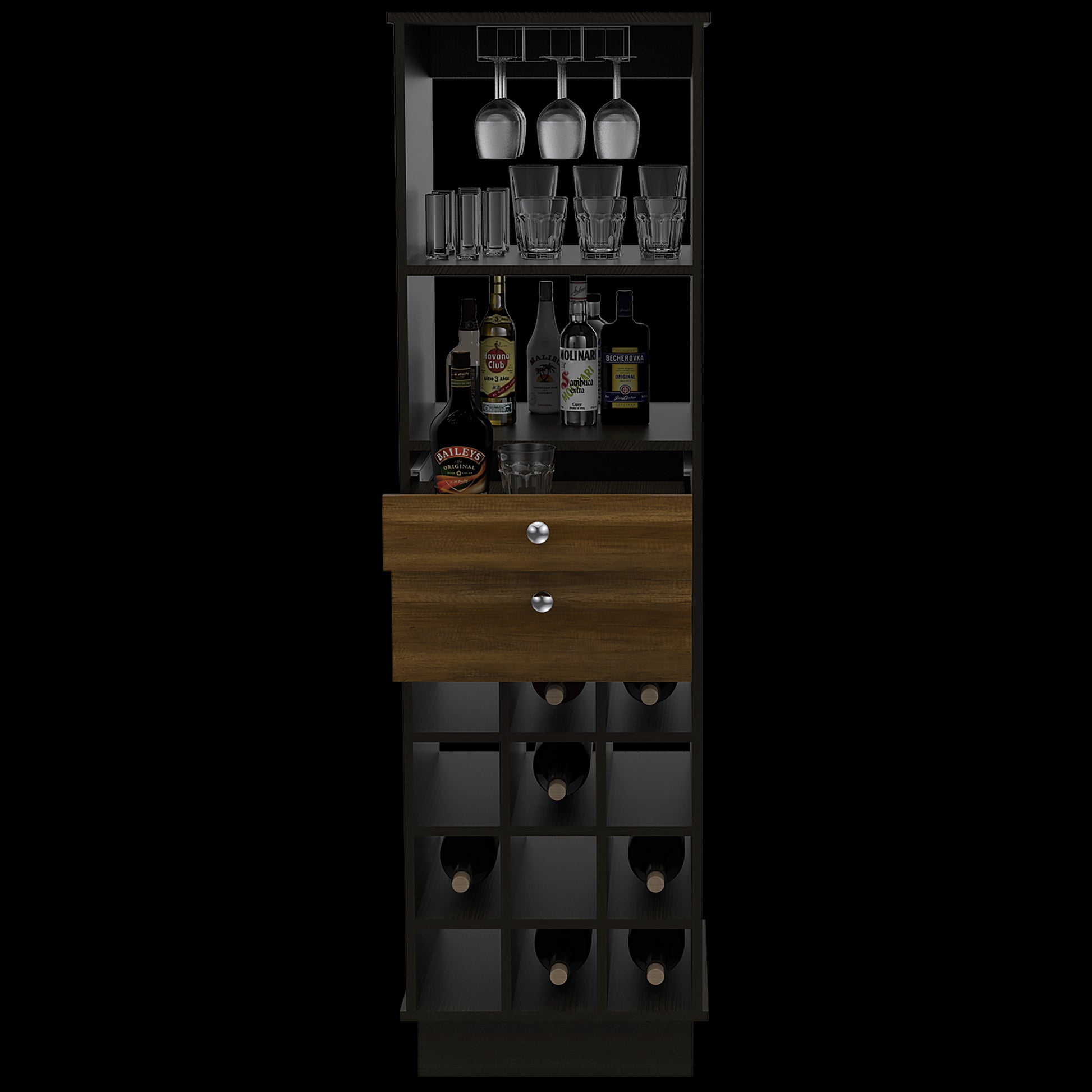 Bar Classic Color 2 Rta Wengue + Caramelo