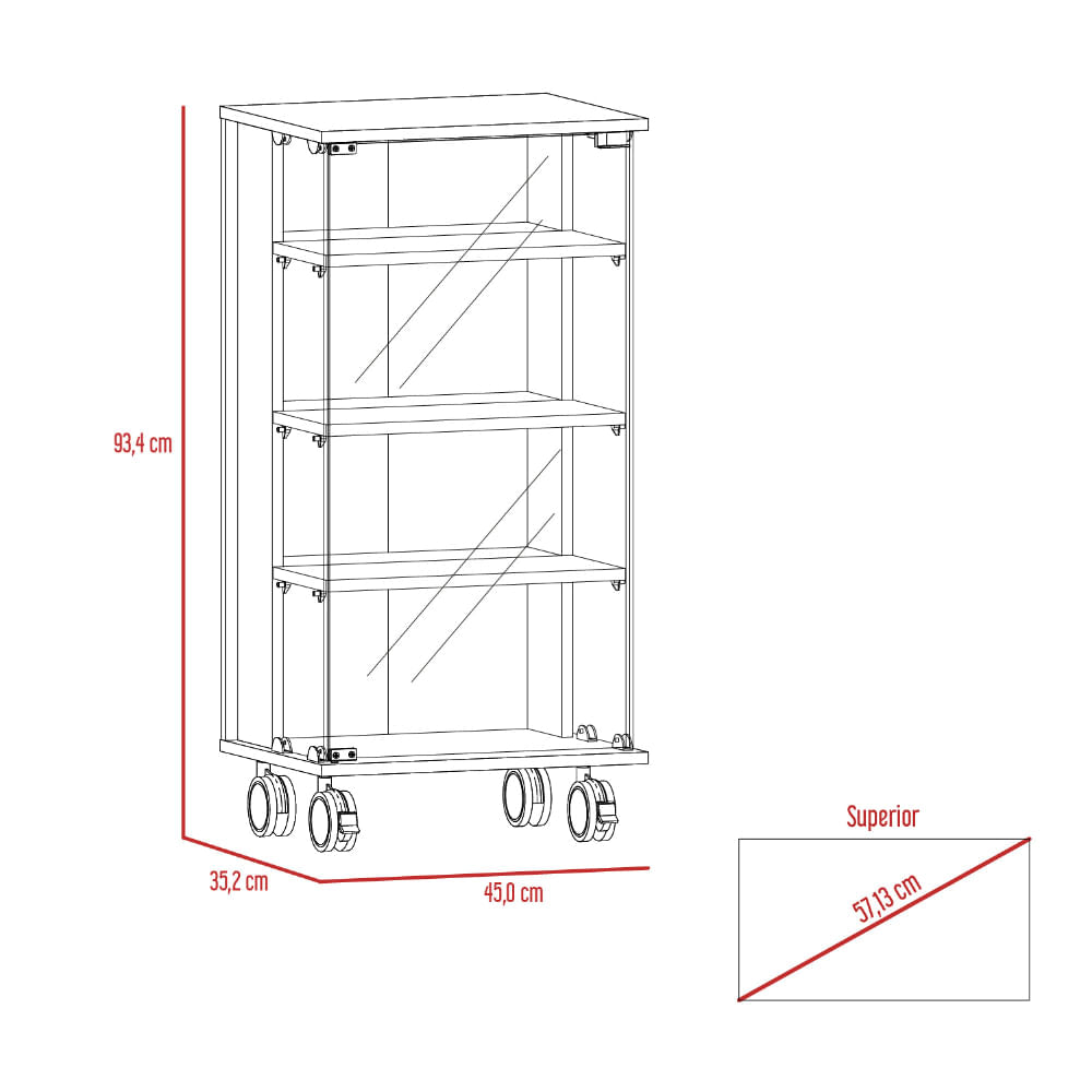 Vitrina Rostoc Novo Vitrina Wengue