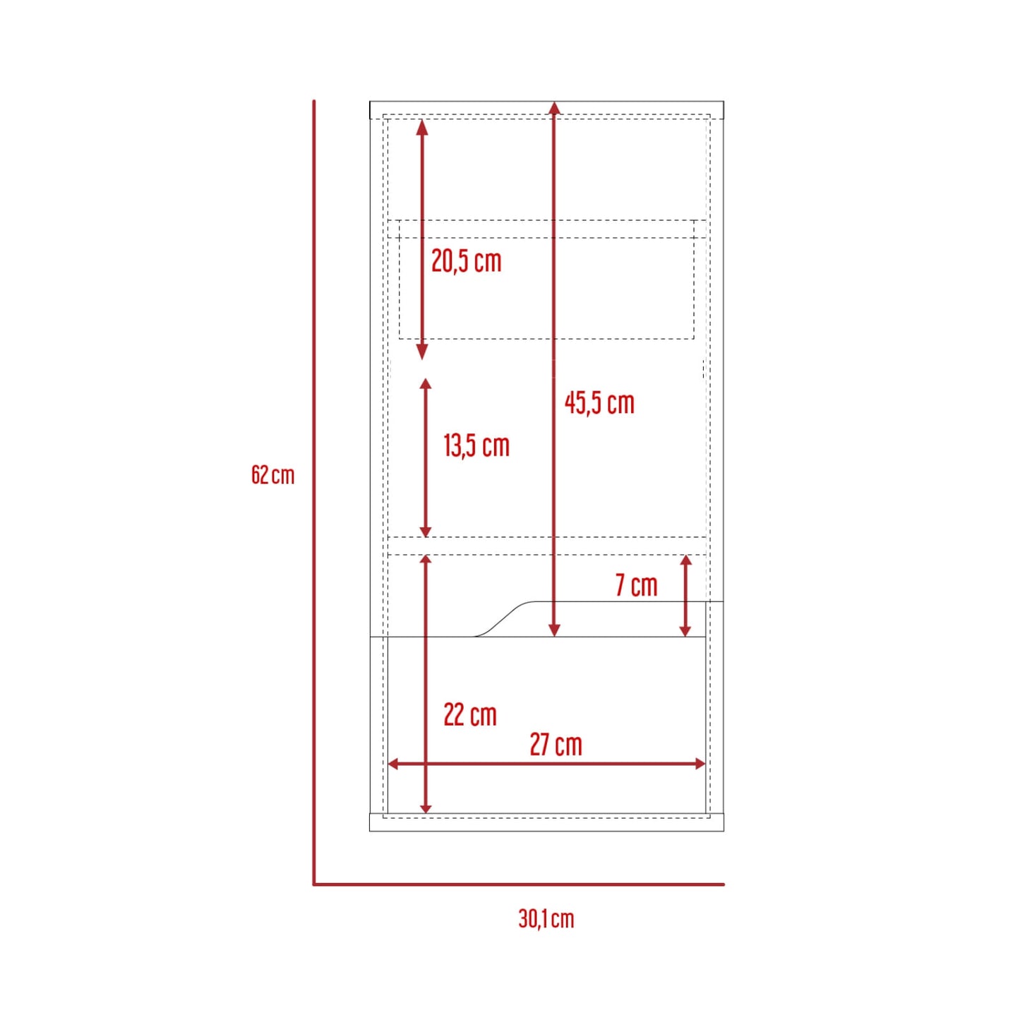 Armario Colgante De Baño Laurent Rta Plomo Duna Zf N/A
