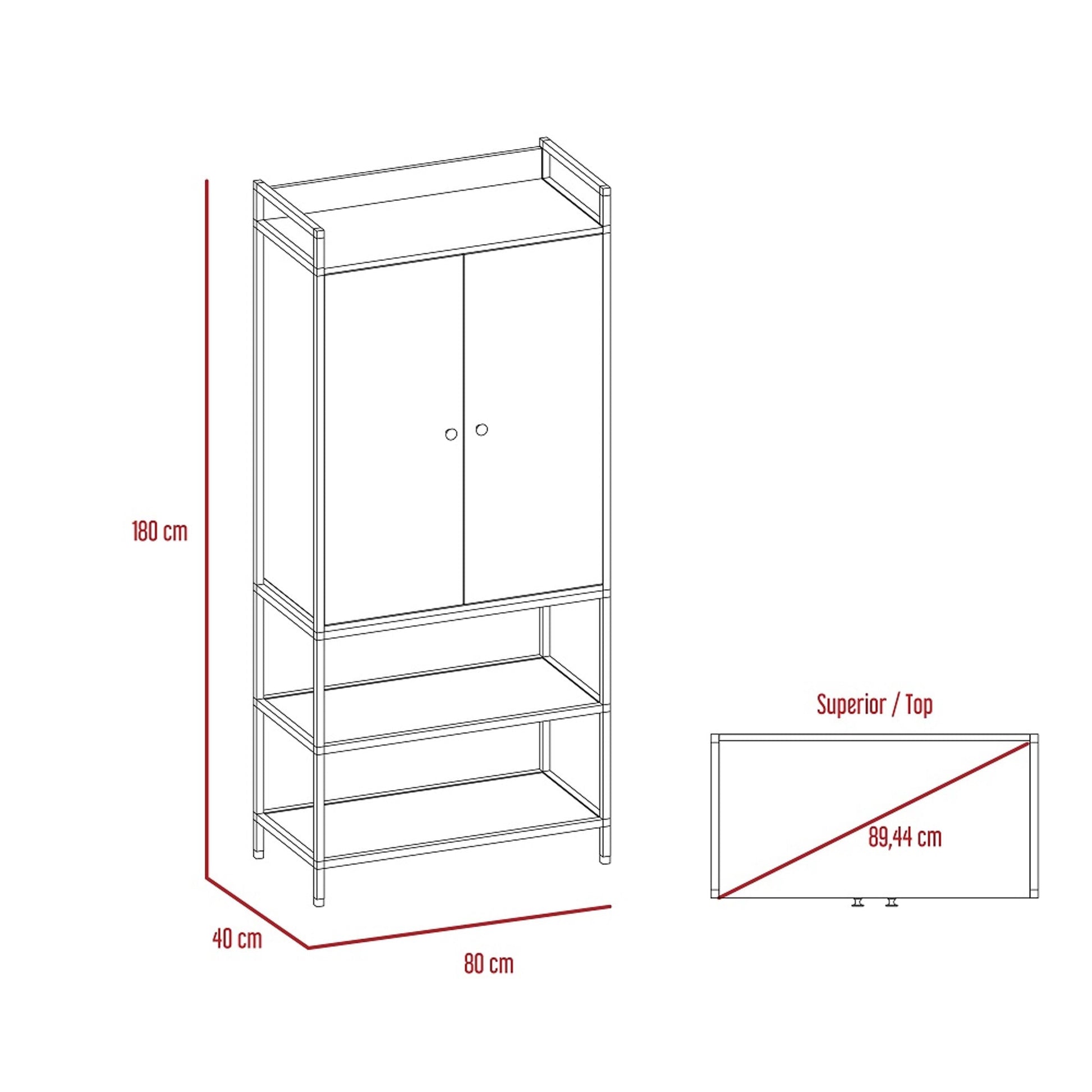 Armadio Dreams Connect 2P Rta Duna Zf