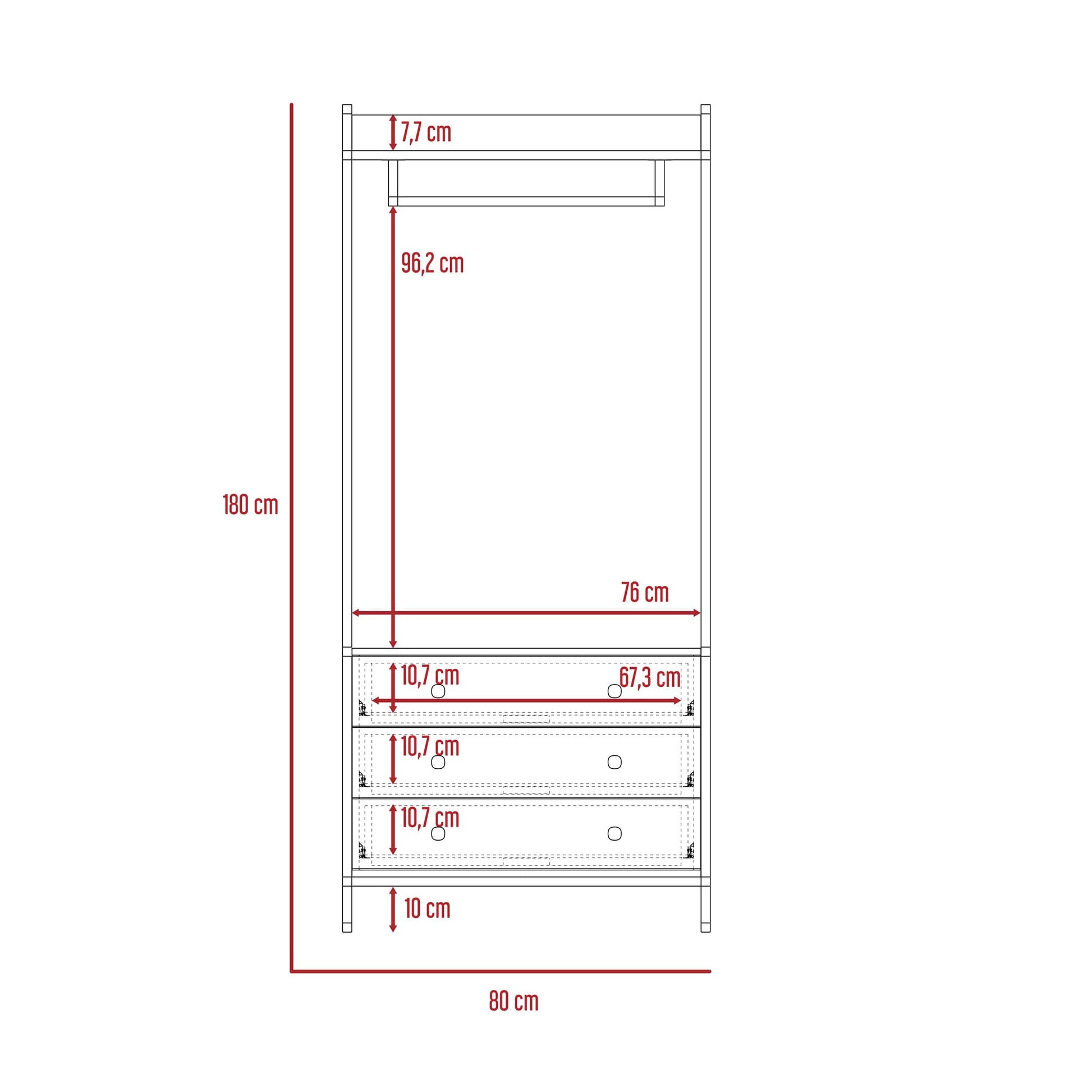 Armario Dreams Connect 3C Rta Duna Zf