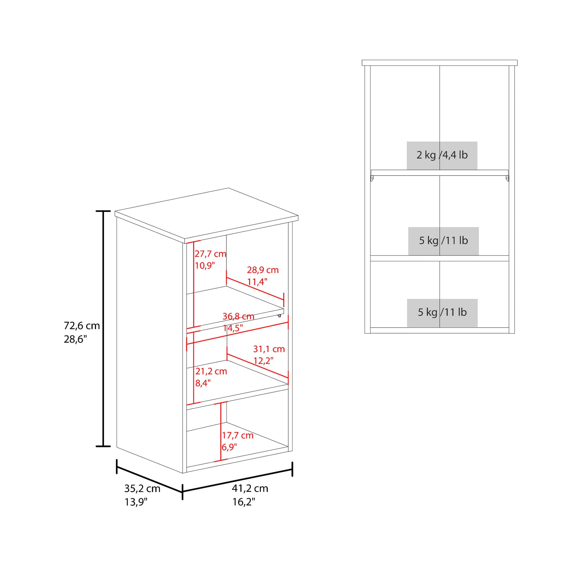Mueble Botiquin 1P 72X41X35 Rta Blanco Zf