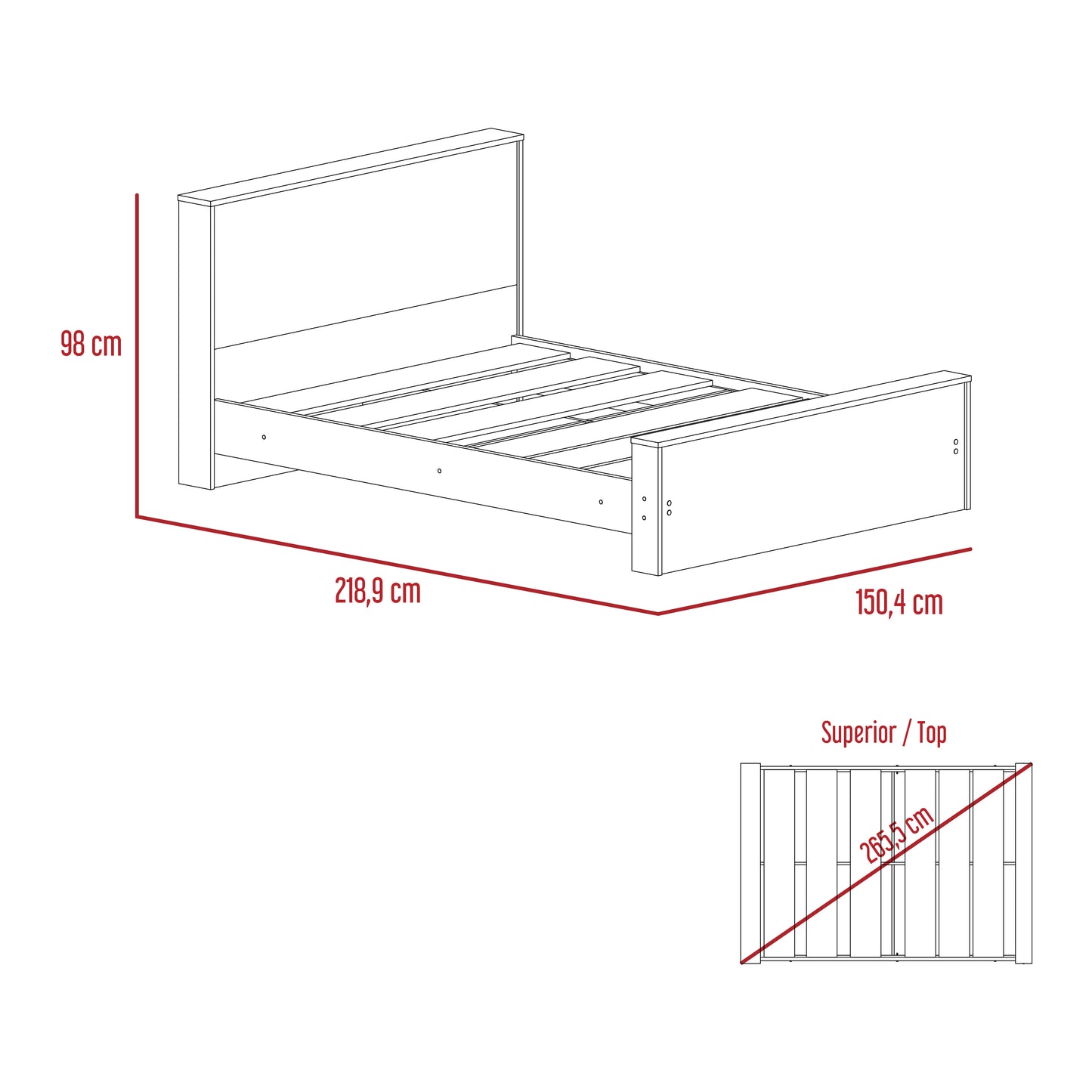 Cama 140 Galanto Rta Duna