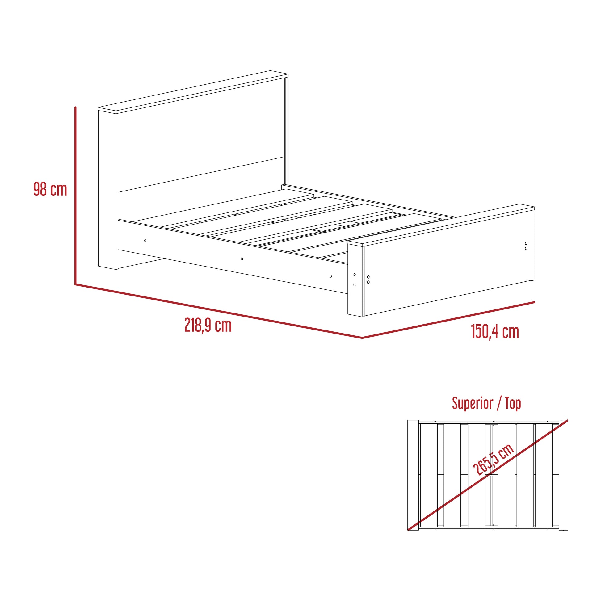 Cama 140 Galanto Rta Duna
