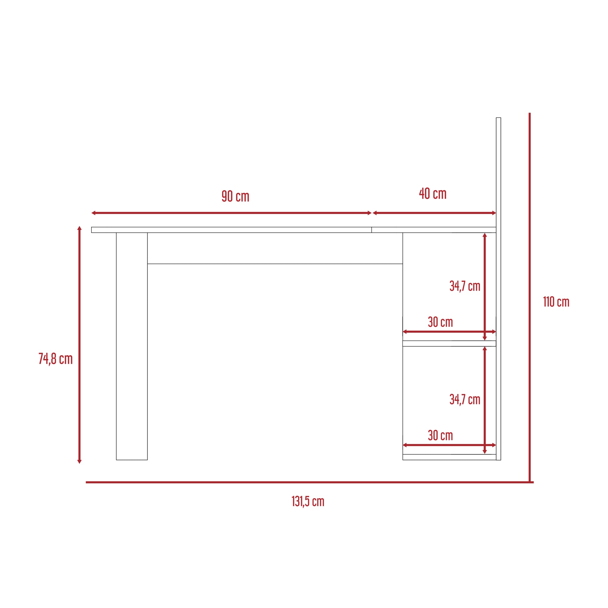 Escritorio Masai Duna Taupe
